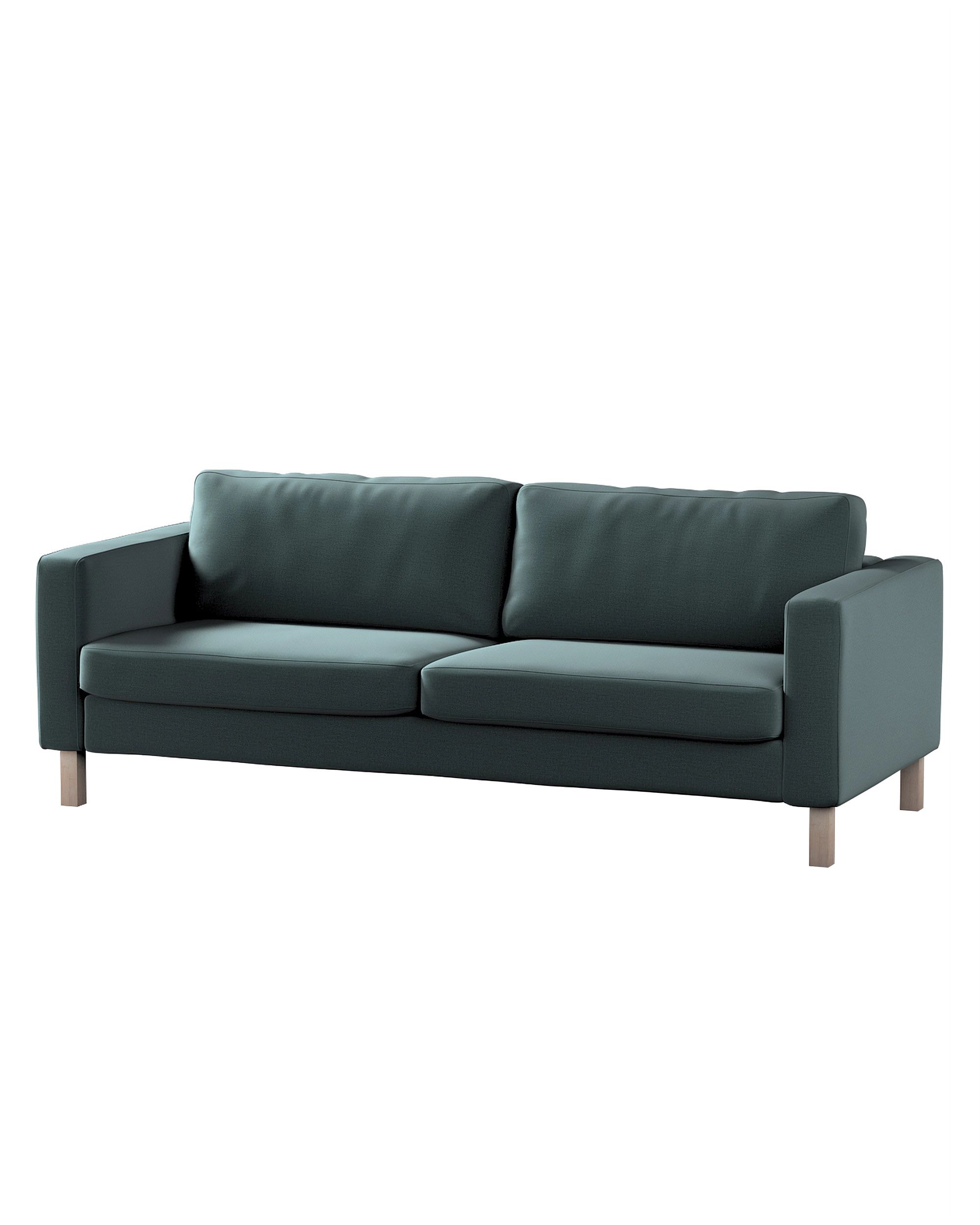 Bezug für Karlstad Schlafsofa Farbe grün Stoff samt