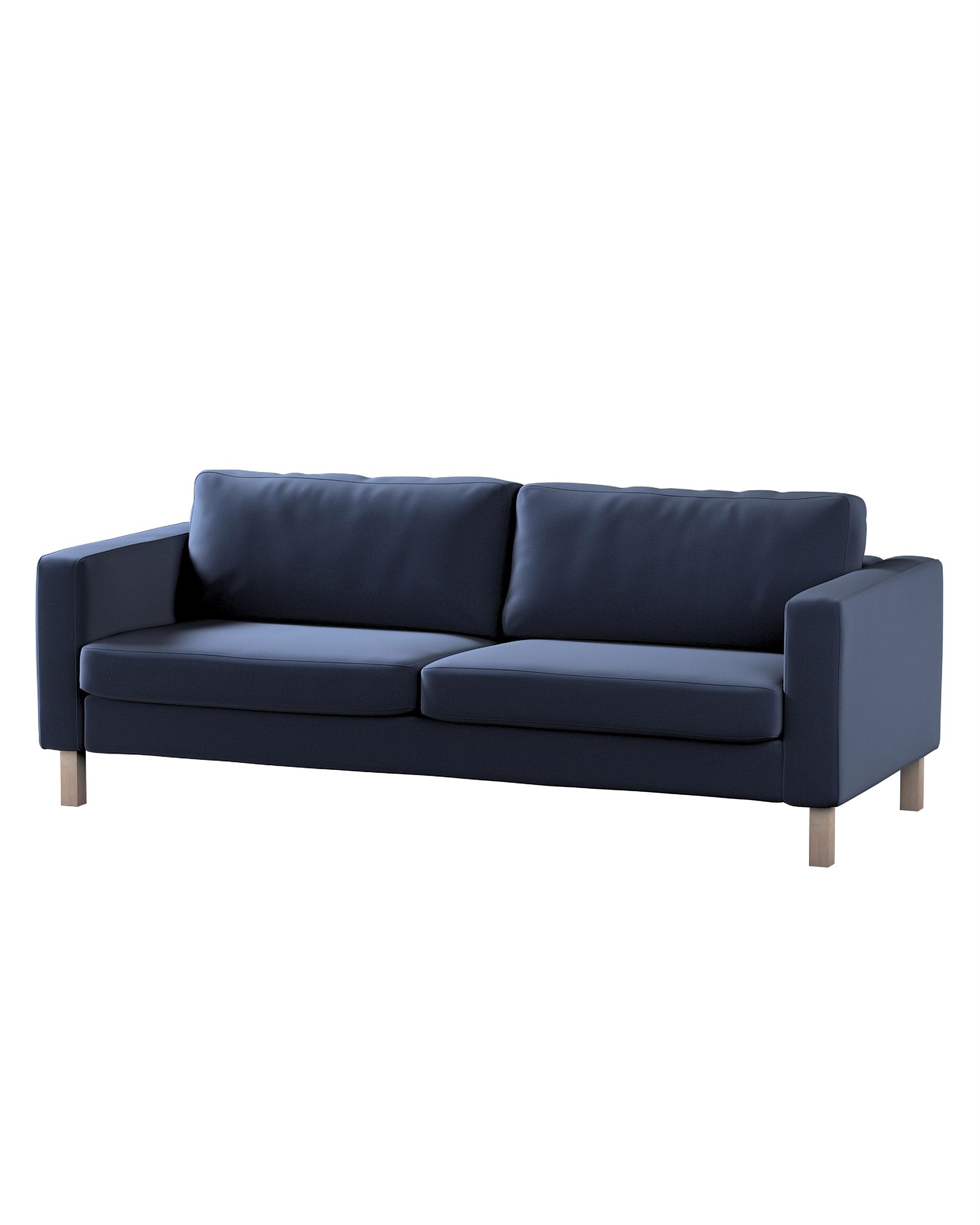 Bezug für Karlstad Schlafsofa Farbe dunkelblau Stoff samt