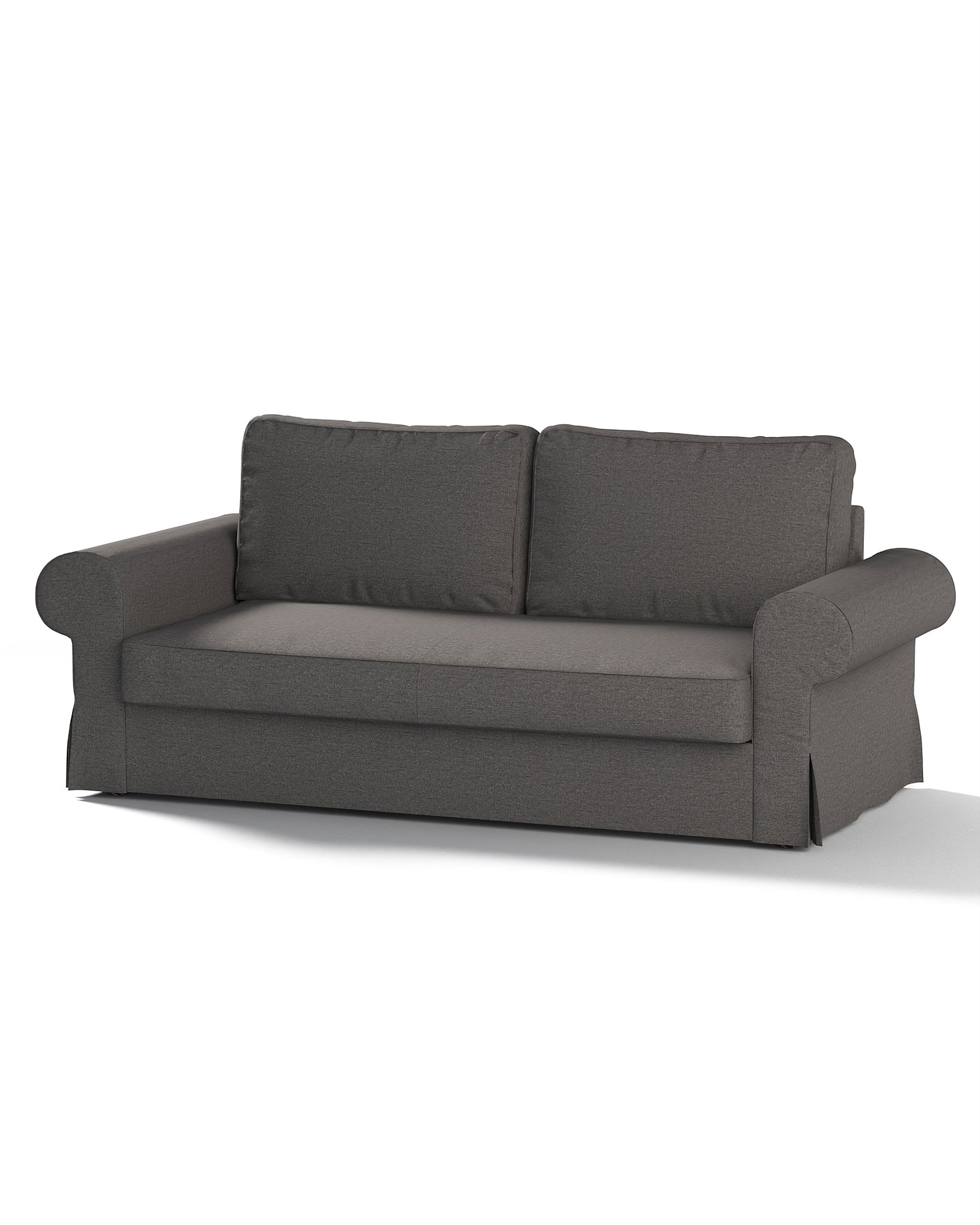 Bezug für Backabro 3-Sitzer Sofa ausklappbar Farbe grau Stoff strukturiert