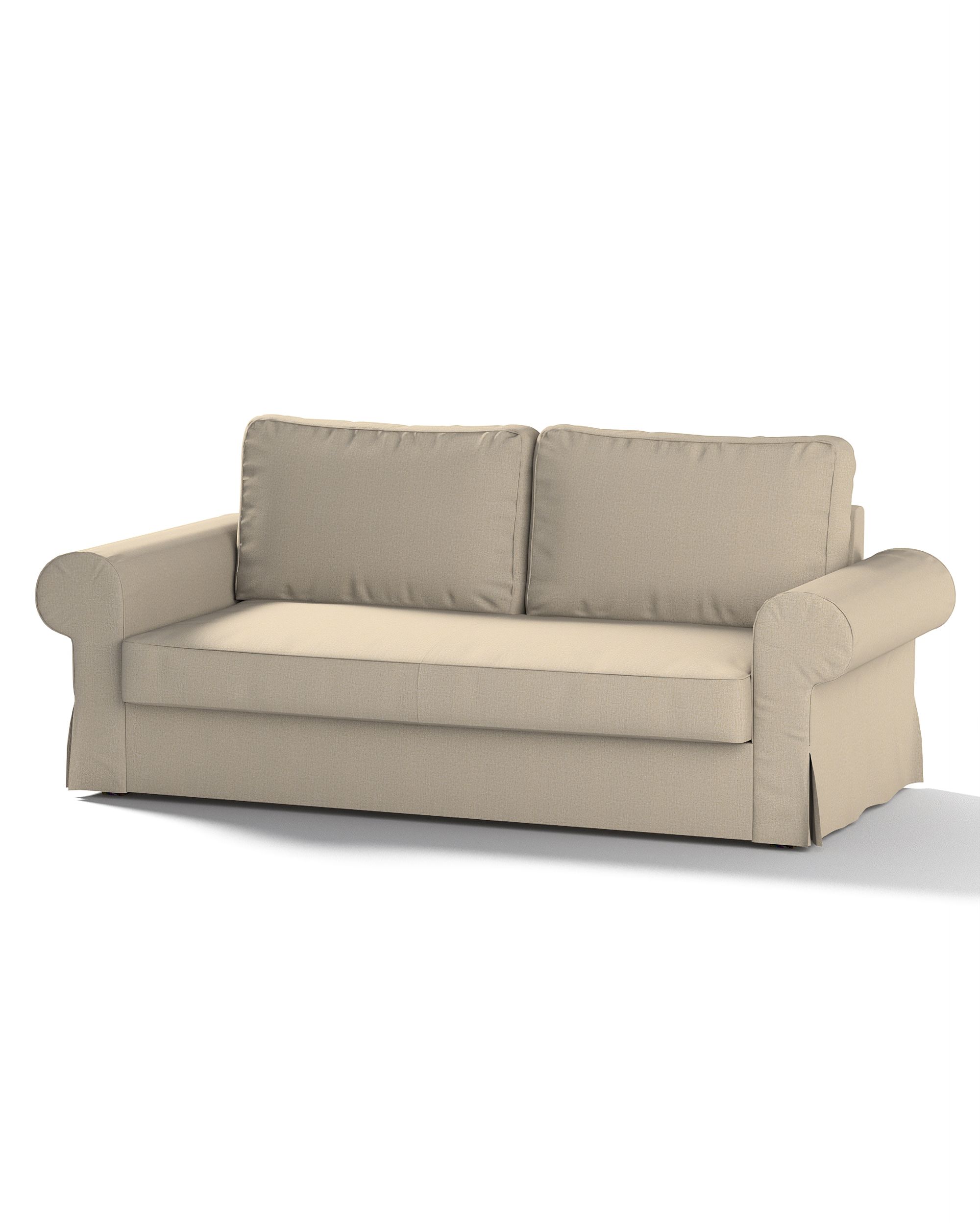 Bezug für Backabro 3-Sitzer Sofa ausklappbar Farbe beige Stoff strukturiert
