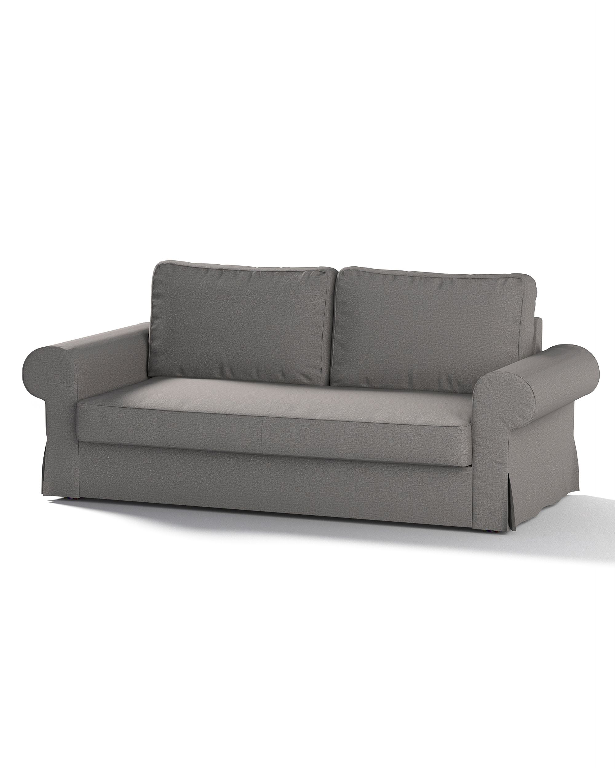 Bezug für Backabro 3-Sitzer Sofa ausklappbar Farbe grau Stoff strukturiert