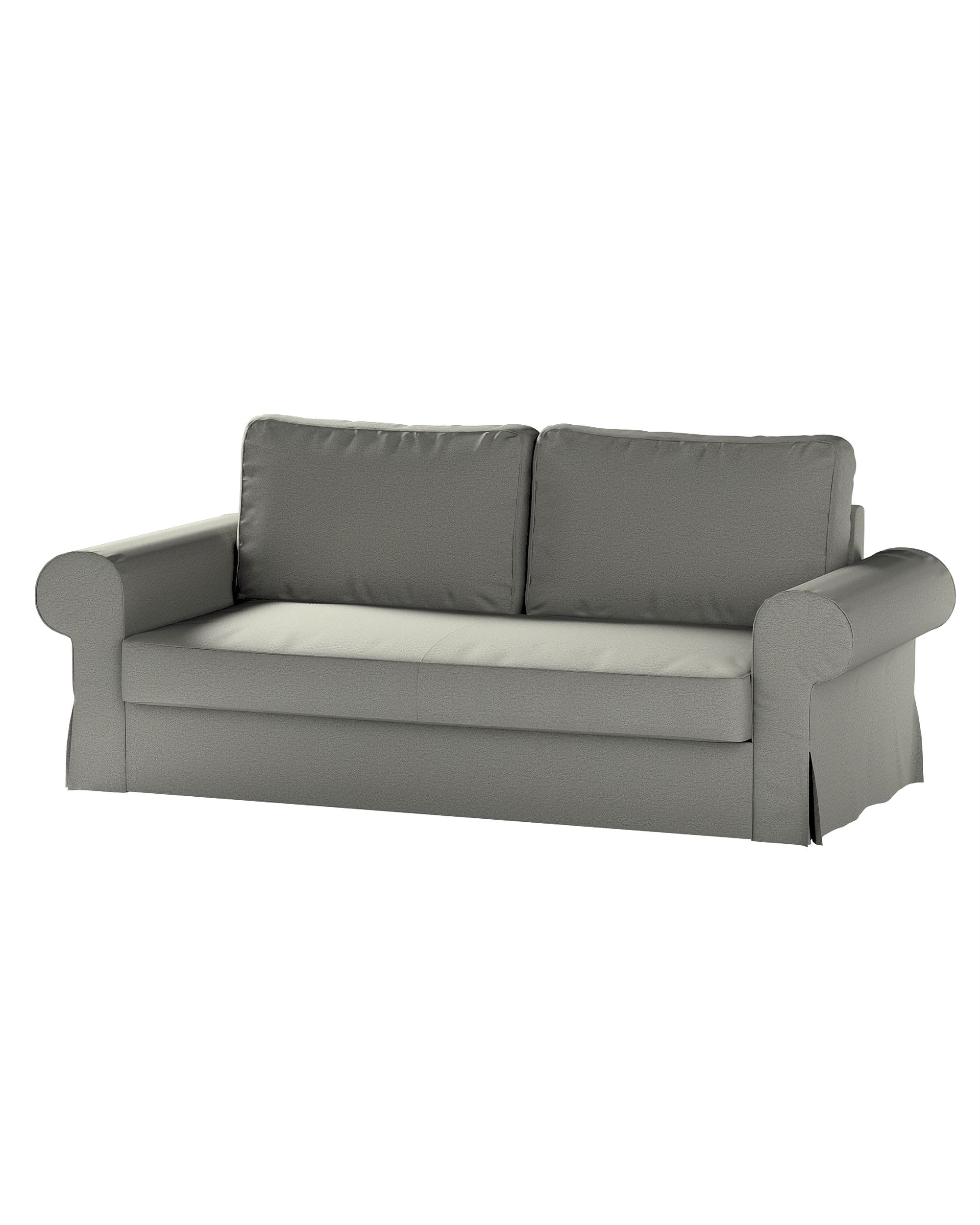 Bezug für Backabro 3-Sitzer Sofa ausklappbar Farbe grau Stoff strukturiert