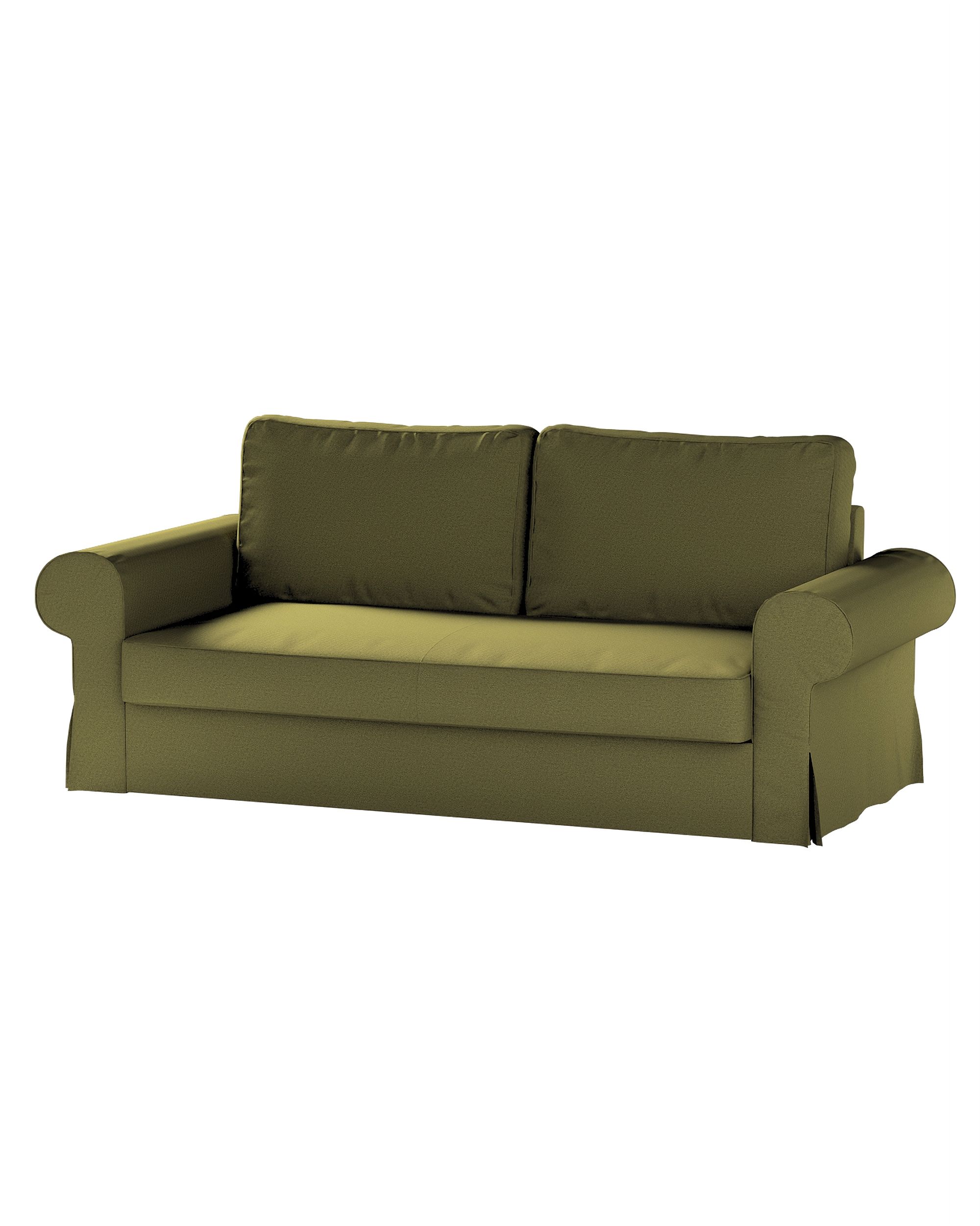 Bezug für Backabro 3-Sitzer Sofa ausklappbar Farbe grün Stoff strukturiert