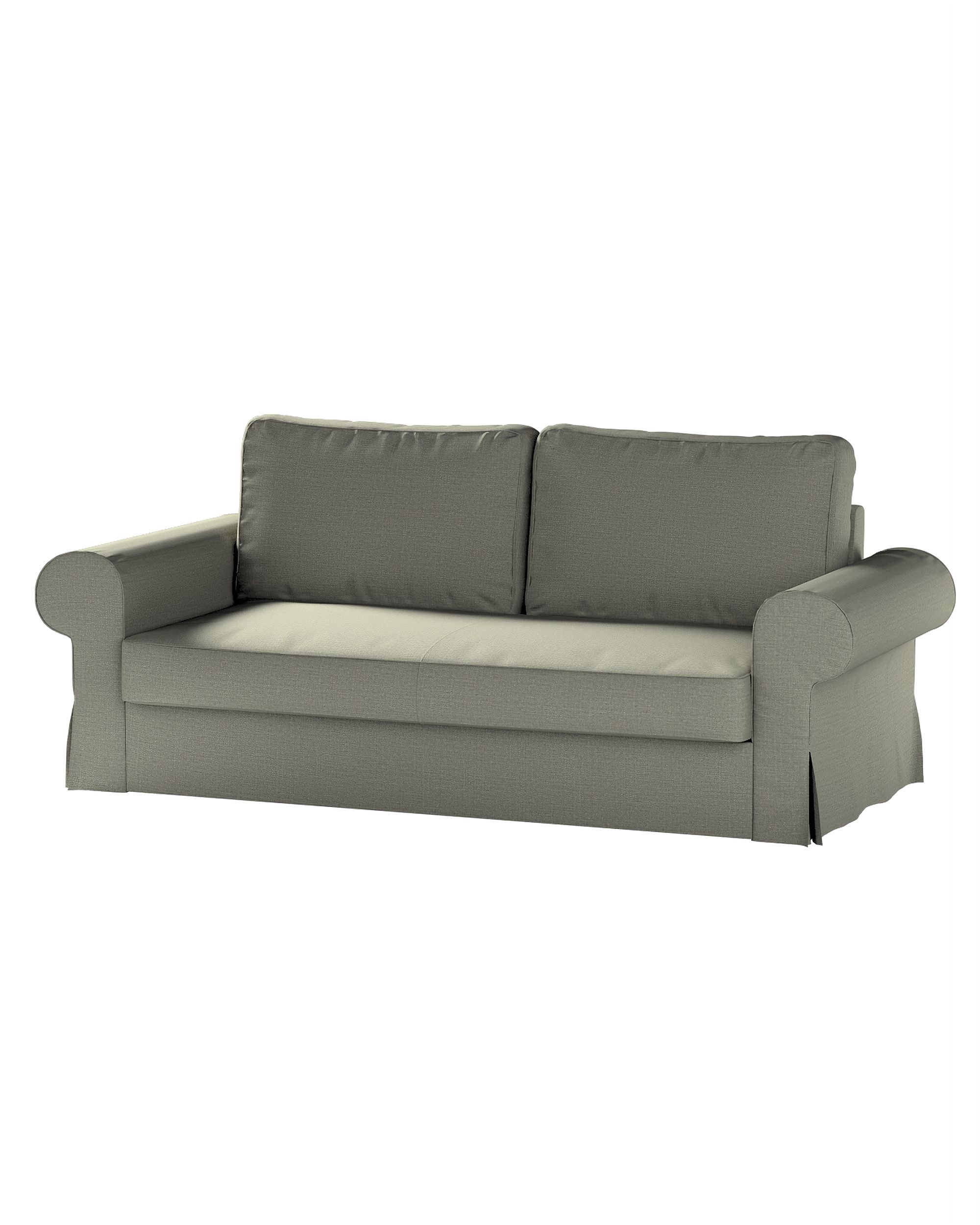 Bezug für Backabro 3-Sitzer Sofa ausklappbar Farbe grau Stoff strukturiert