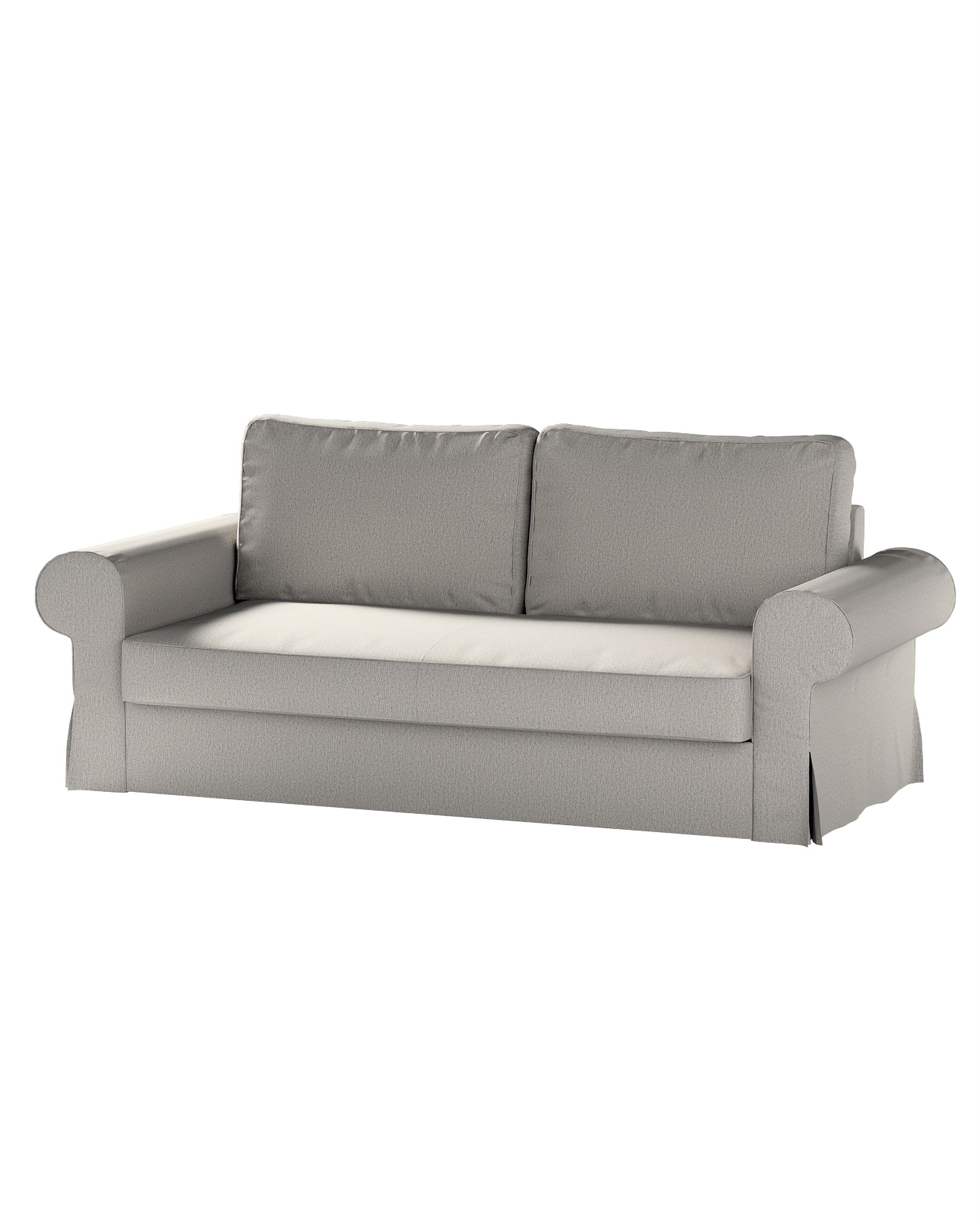 Bezug für Backabro 3-Sitzer Sofa ausklappbar Farbe grau Stoff strukturiert