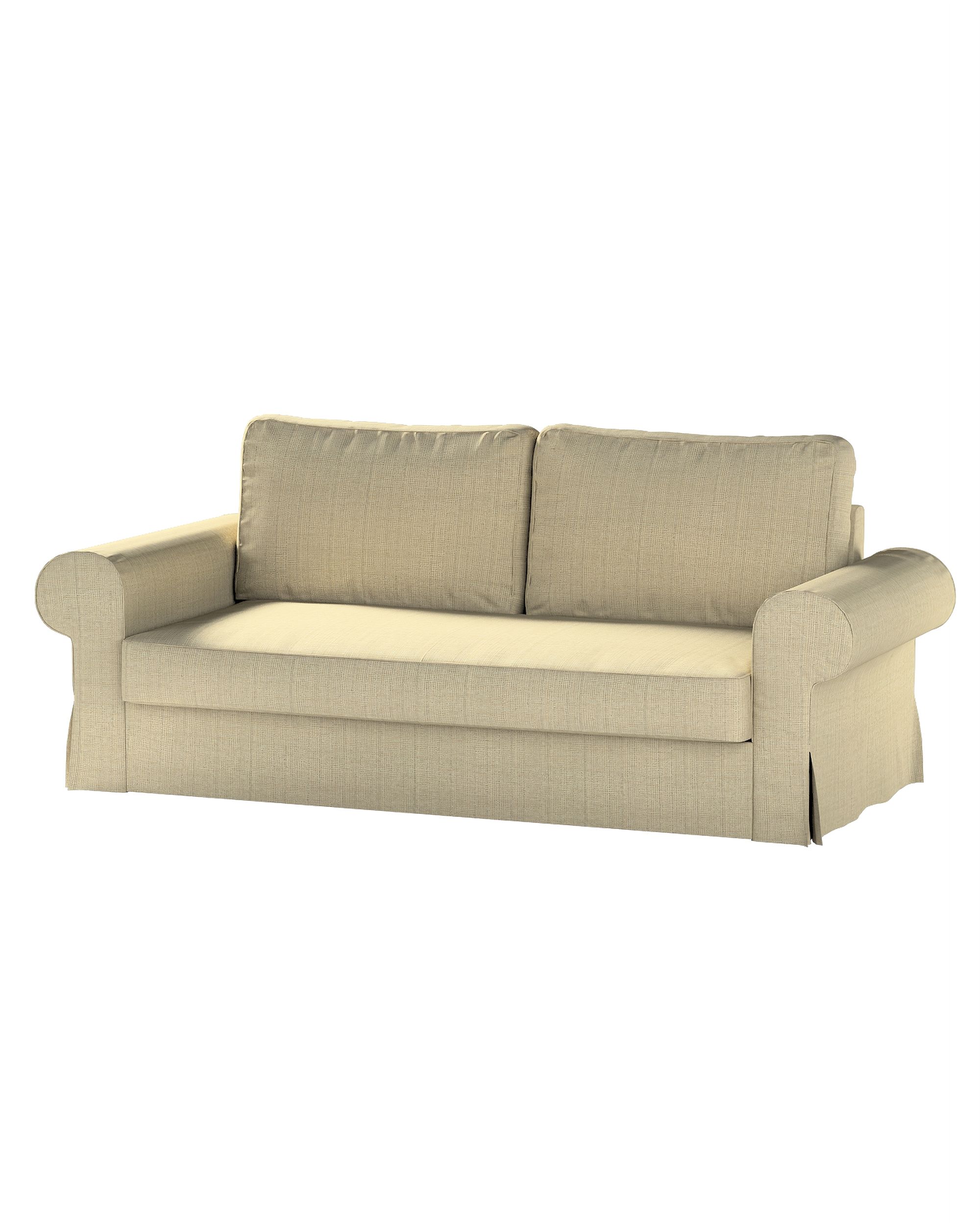 Bezug für Backabro 3-Sitzer Sofa ausklappbar Farbe beige Stoff strukturiert
