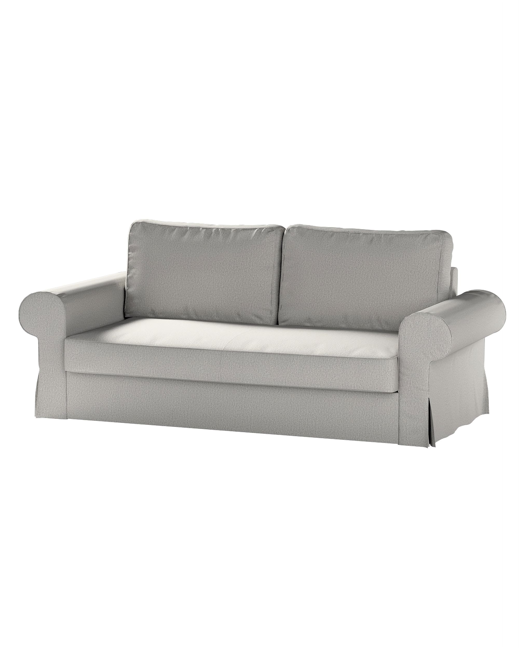Bezug für Backabro 3-Sitzer Sofa ausklappbar Farbe grau Stoff strukturiert