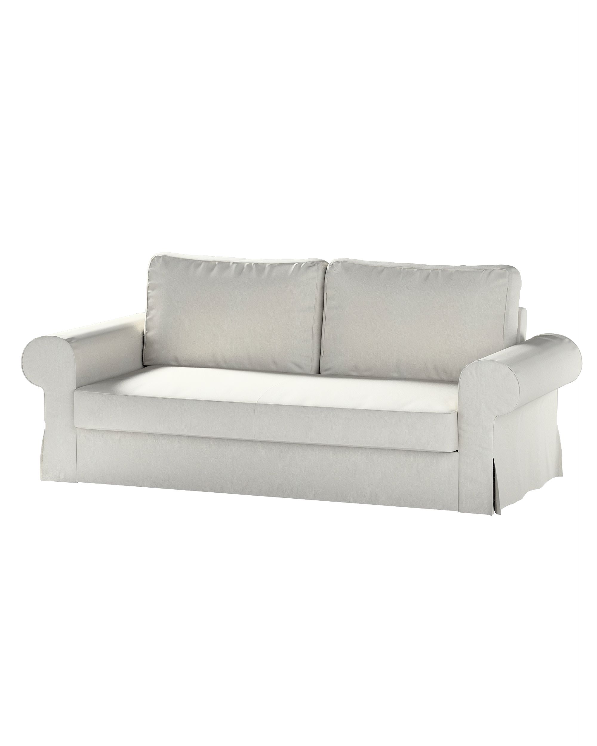 Bezug für Backabro 3-Sitzer Sofa ausklappbar Farbe grau Stoff glänzend, strukturiert, samt