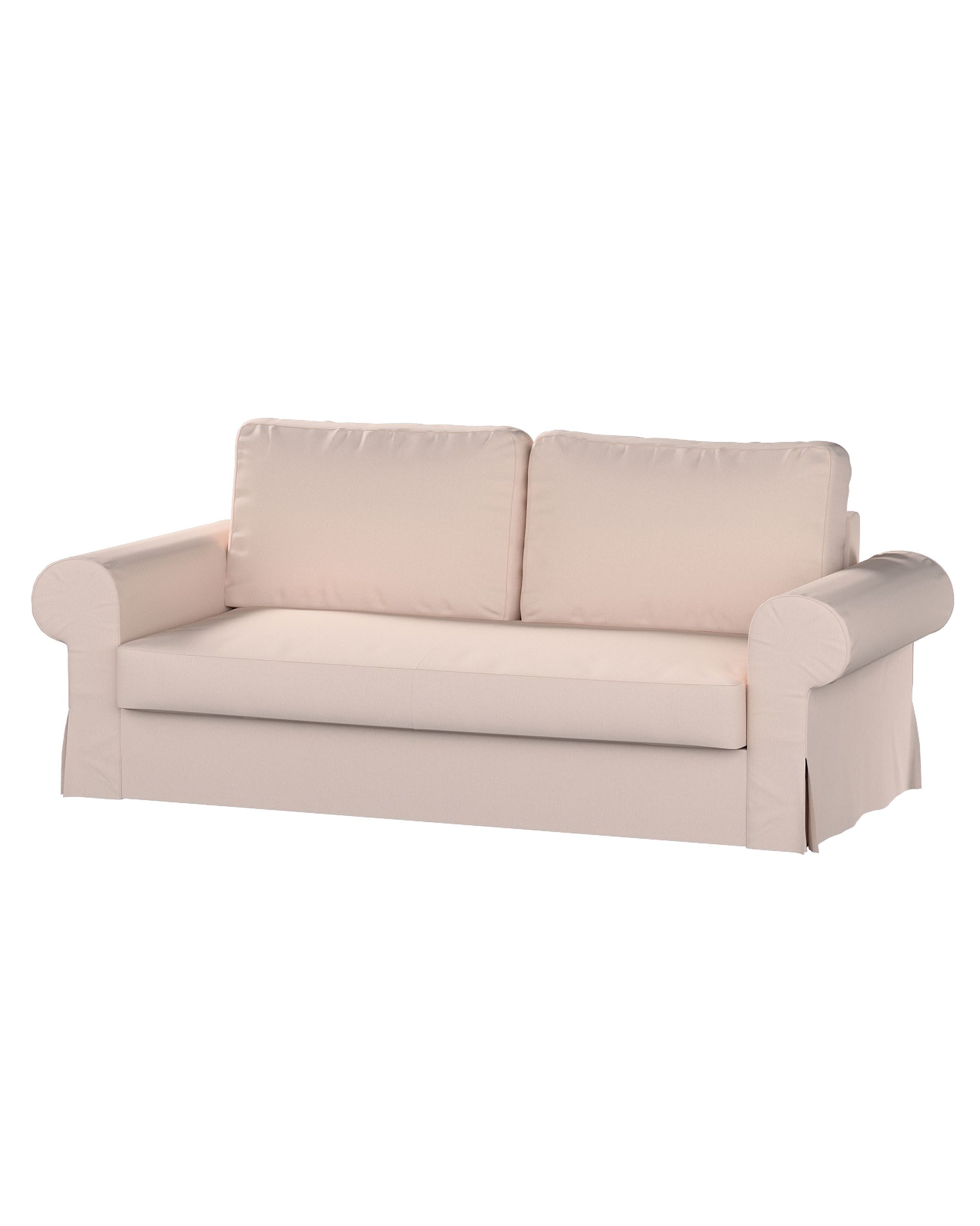 Bezug für Backabro 3-Sitzer Sofa ausklappbar Farbe rosa Stoff strukturiert