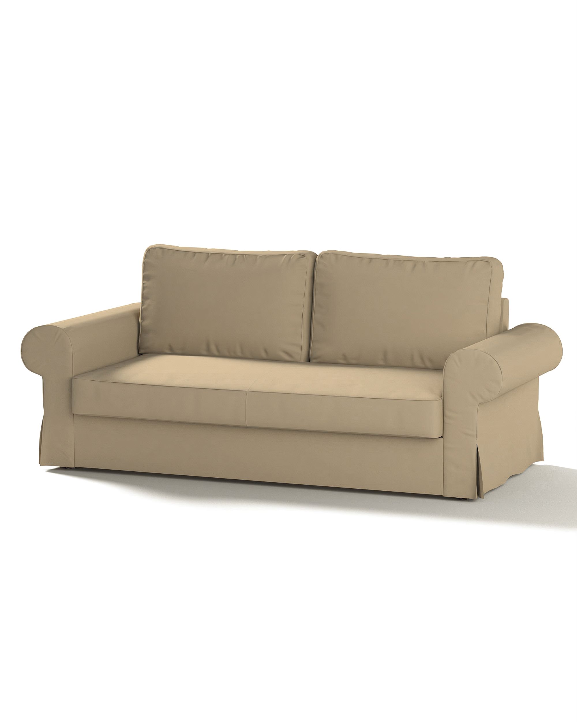 Bezug für Backabro 3-Sitzer Sofa ausklappbar Farbe beige