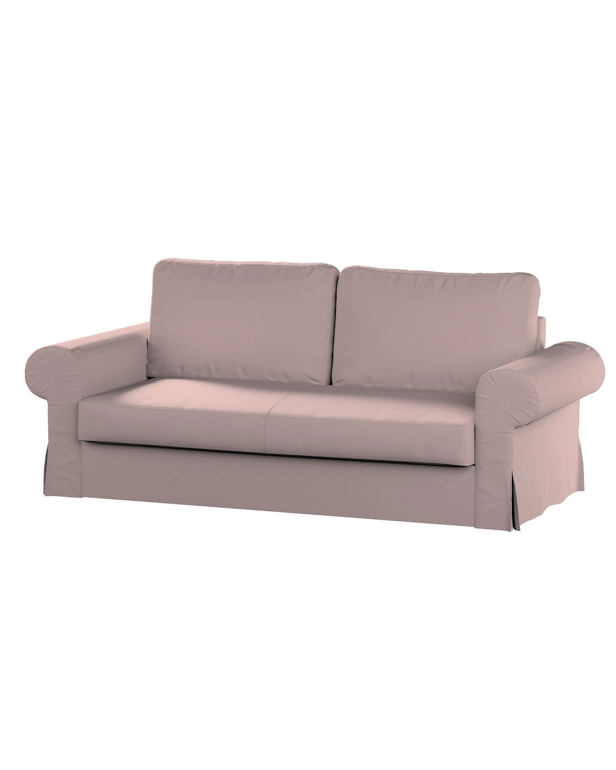 Bezug für Backabro 3-Sitzer Sofa ausklappbar Farbe rosa Stoff strukturiert