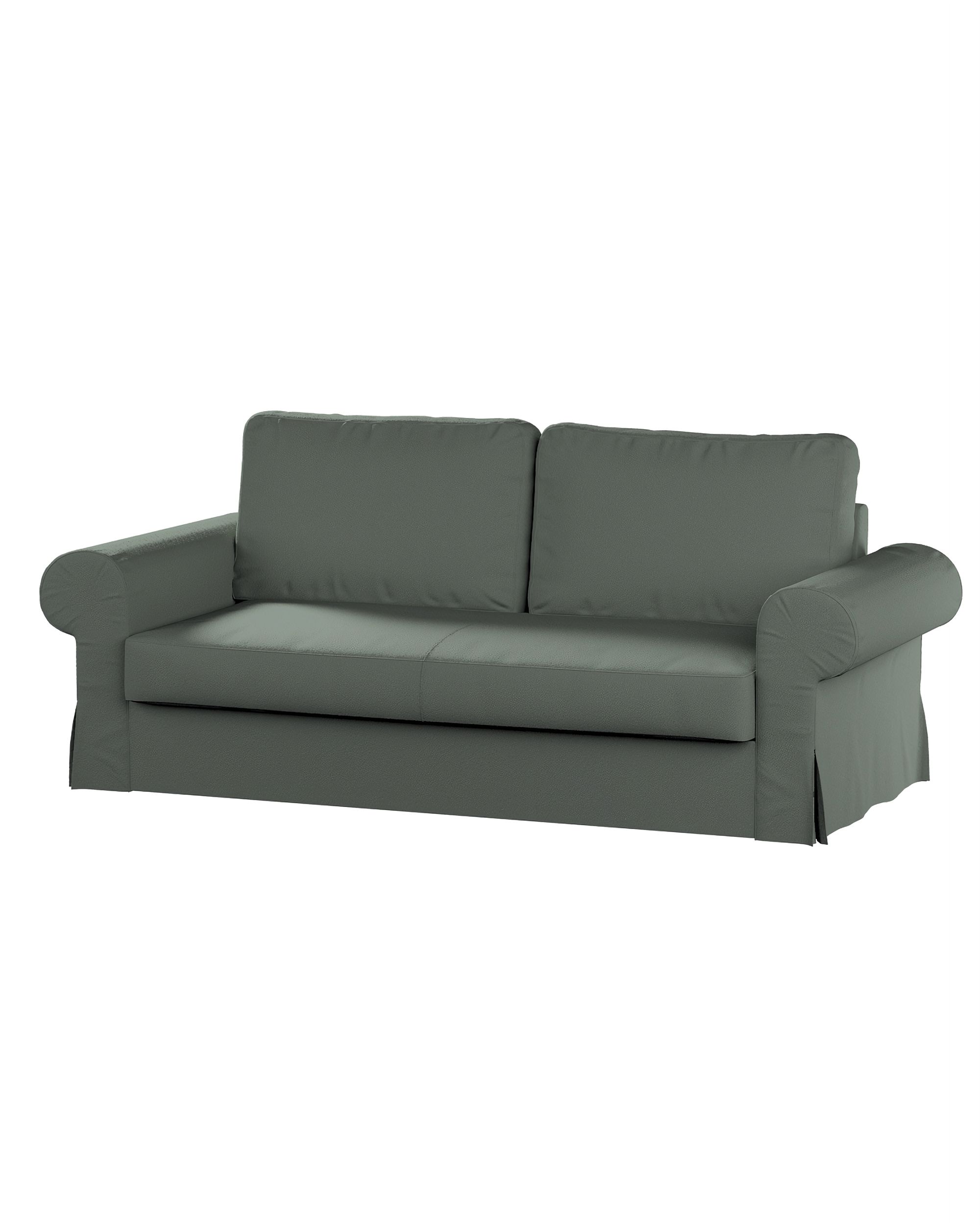 Bezug für Backabro 3-Sitzer Sofa ausklappbar Farbe grün Stoff strukturiert