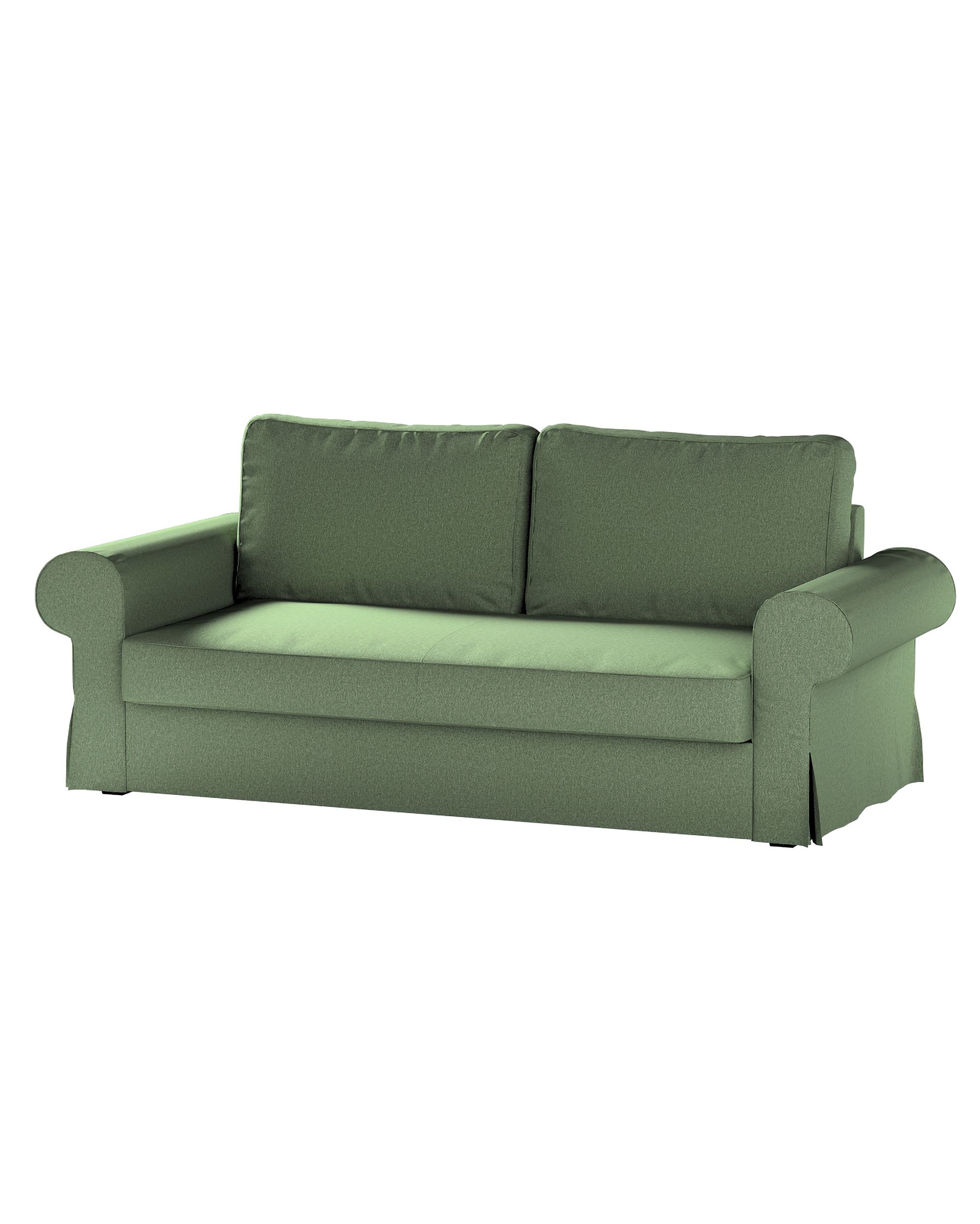 Bezug für Backabro 3-Sitzer Sofa ausklappbar Farbe grün Stoff strukturiert