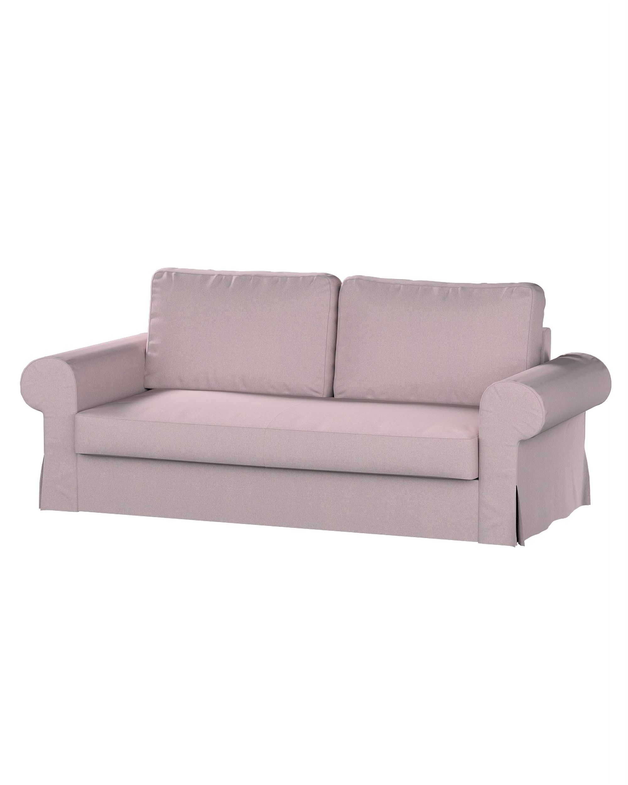 Bezug für Backabro 3-Sitzer Sofa ausklappbar Farbe rosa Stoff strukturiert