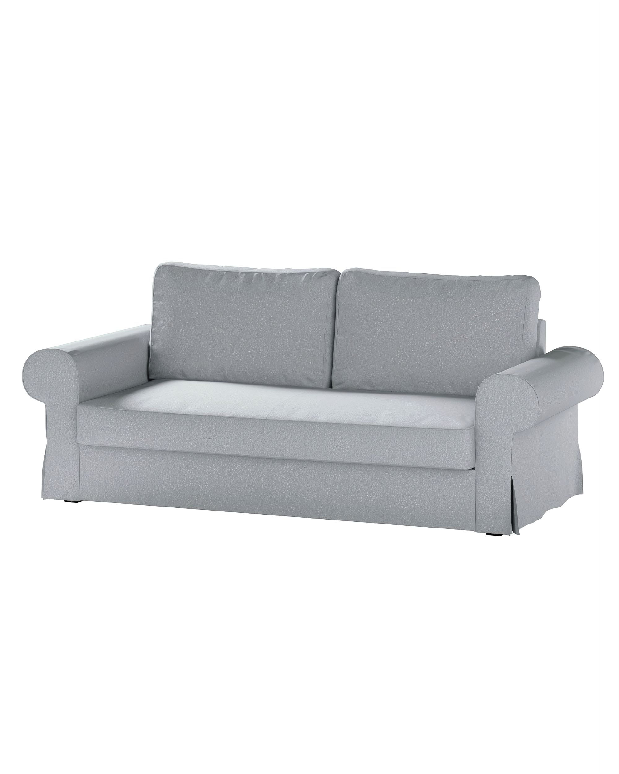 Bezug für Backabro 3-Sitzer Sofa ausklappbar Farbe grau Stoff strukturiert