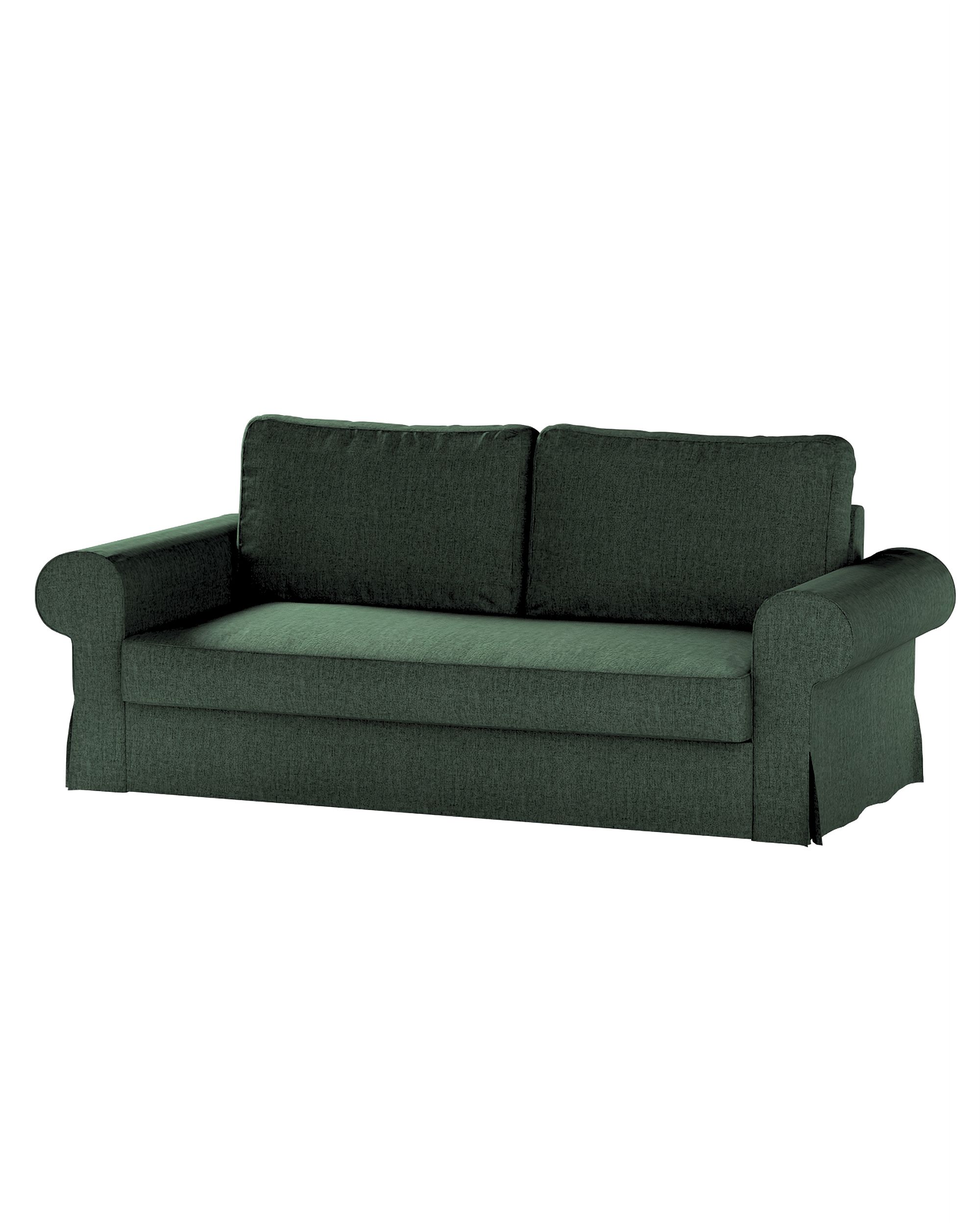 Bezug für Backabro 3-Sitzer Sofa ausklappbar Farbe grün Stoff strukturiert
