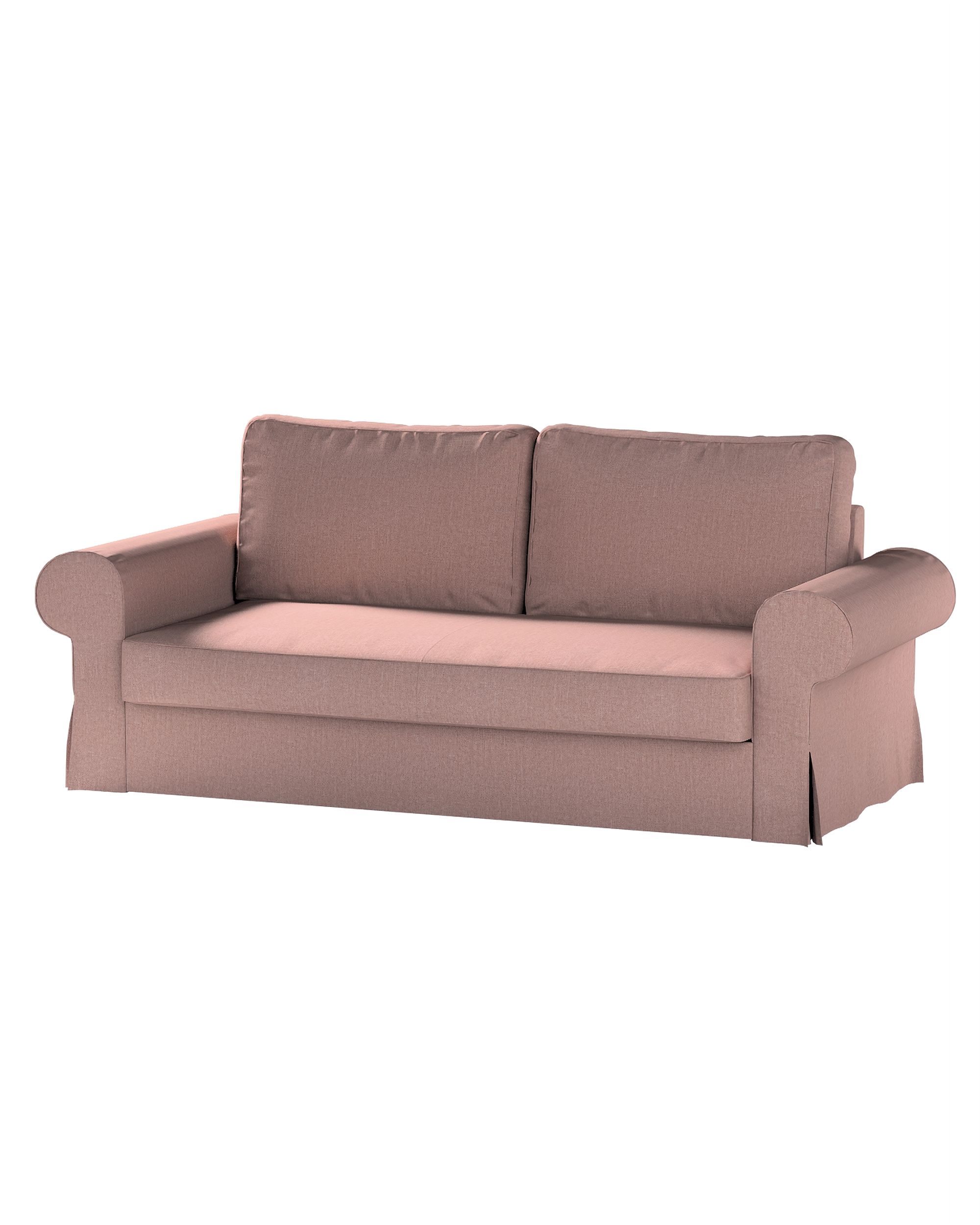 Bezug für Backabro 3-Sitzer Sofa ausklappbar Farbe rosa Stoff strukturiert