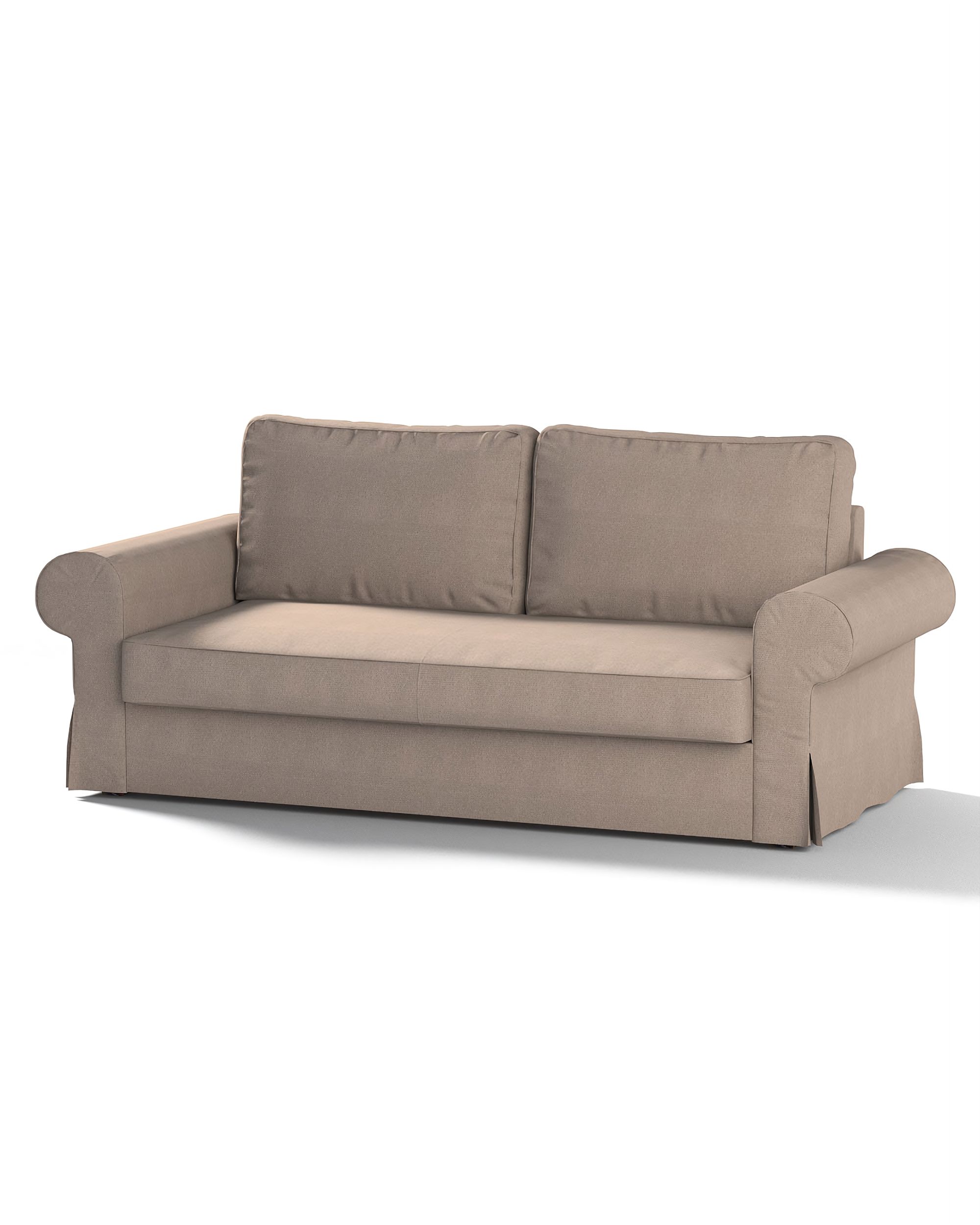 Bezug für Backabro 3-Sitzer Sofa ausklappbar Farbe beige Stoff strukturiert