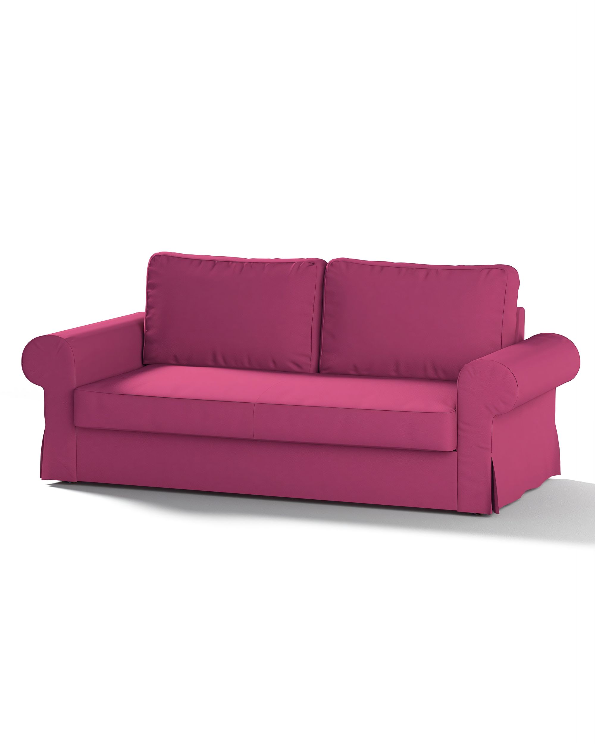 Bezug für Backabro 3-Sitzer Sofa ausklappbar Farbe rosa Stoff strukturiert