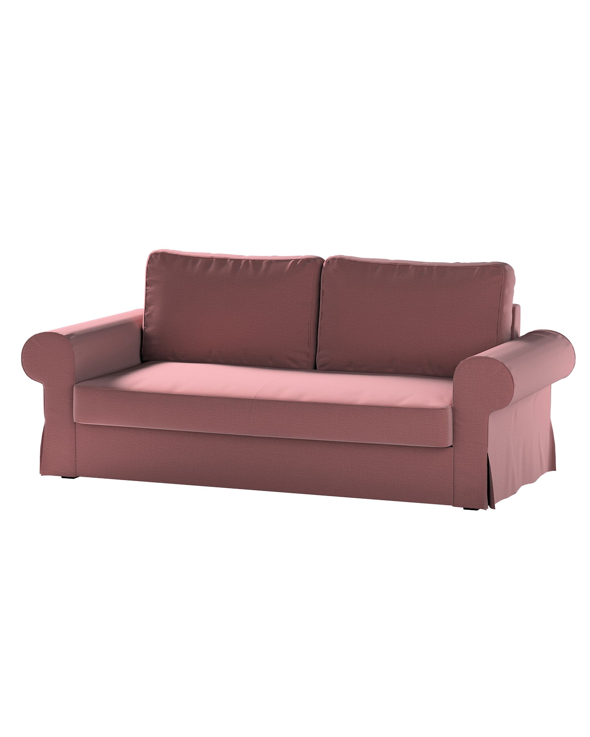 Bezug für Backabro 3-Sitzer Sofa ausklappbar Farbe violett Stoff samt