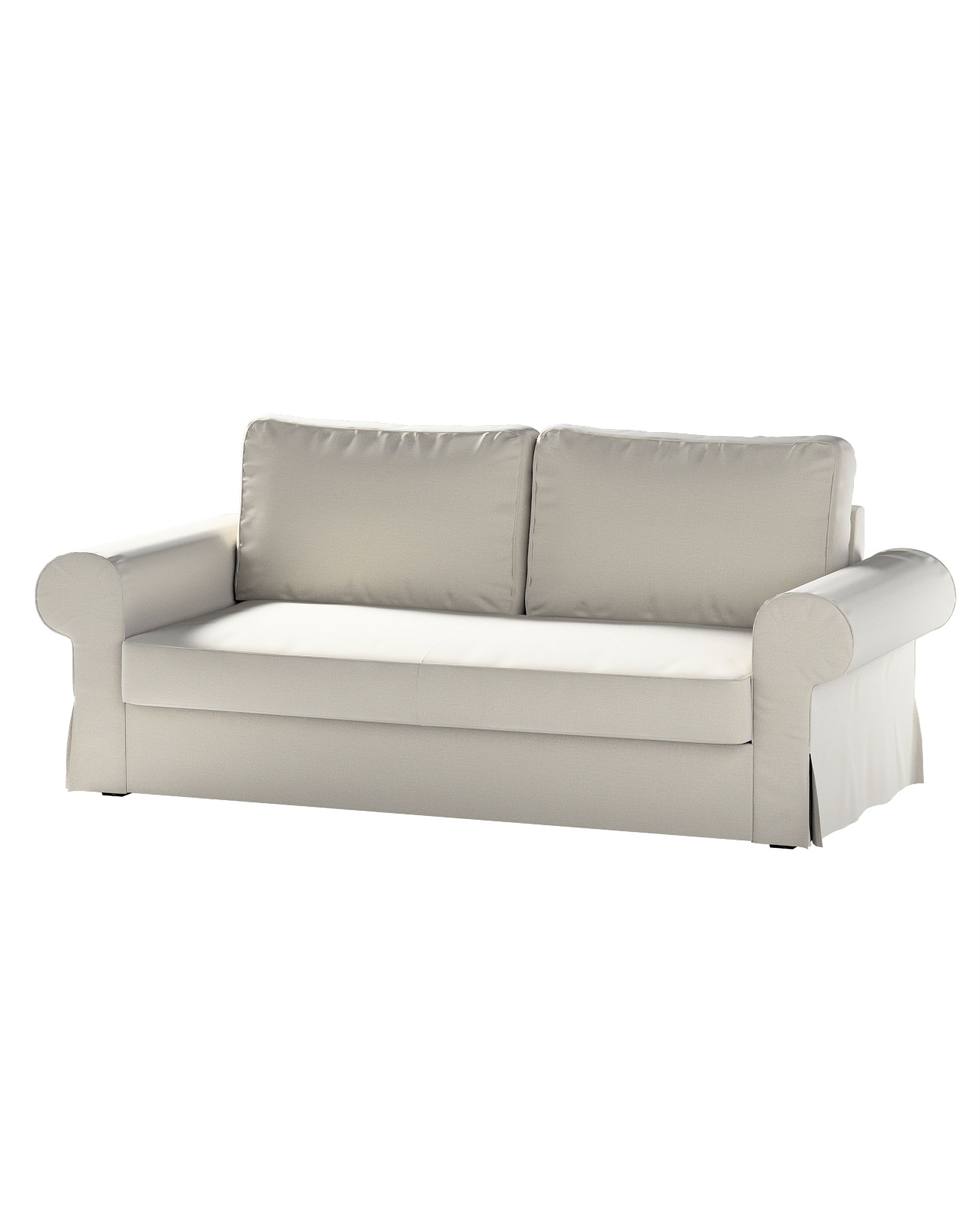 Bezug für Backabro 3-Sitzer Sofa ausklappbar Farbe grau Stoff samt