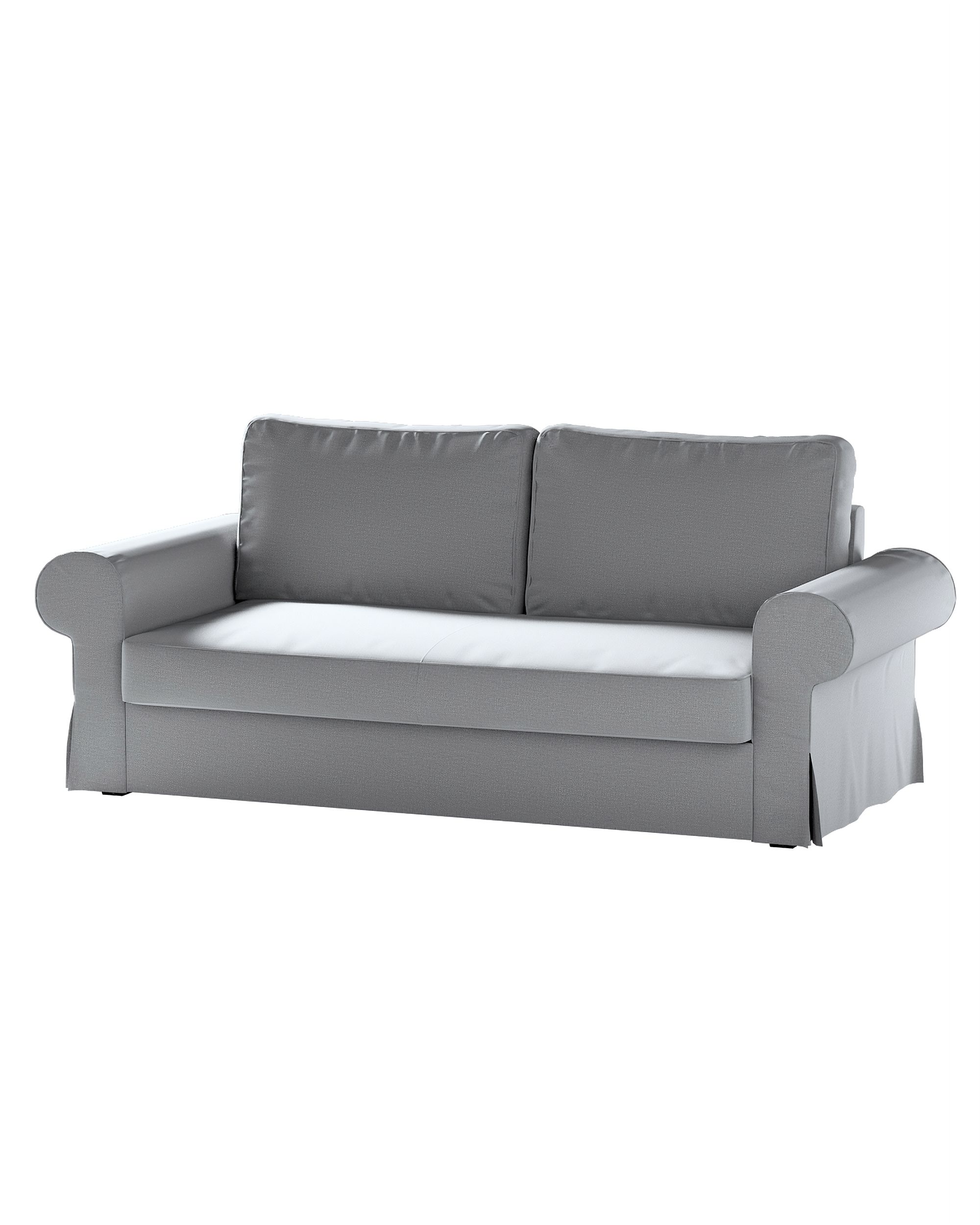 Bezug für Backabro 3-Sitzer Sofa ausklappbar Farbe grau Stoff samt