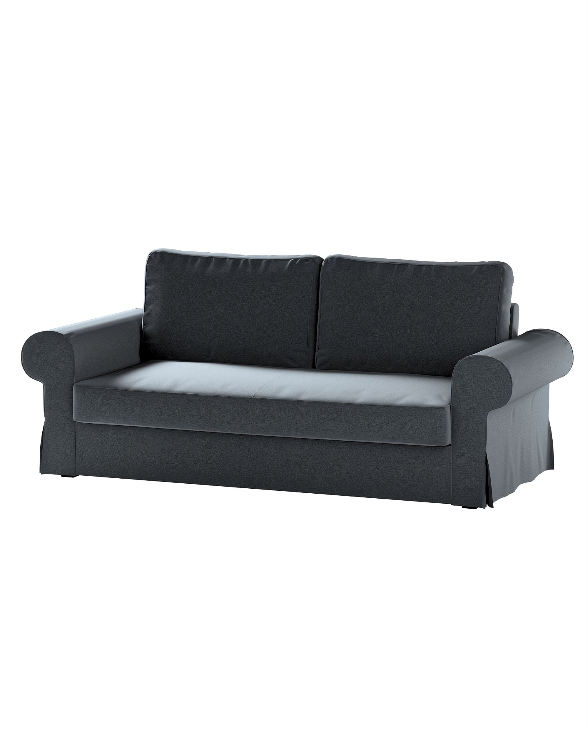 Bezug für Backabro 3-Sitzer Sofa ausklappbar Farbe grau Stoff samt
