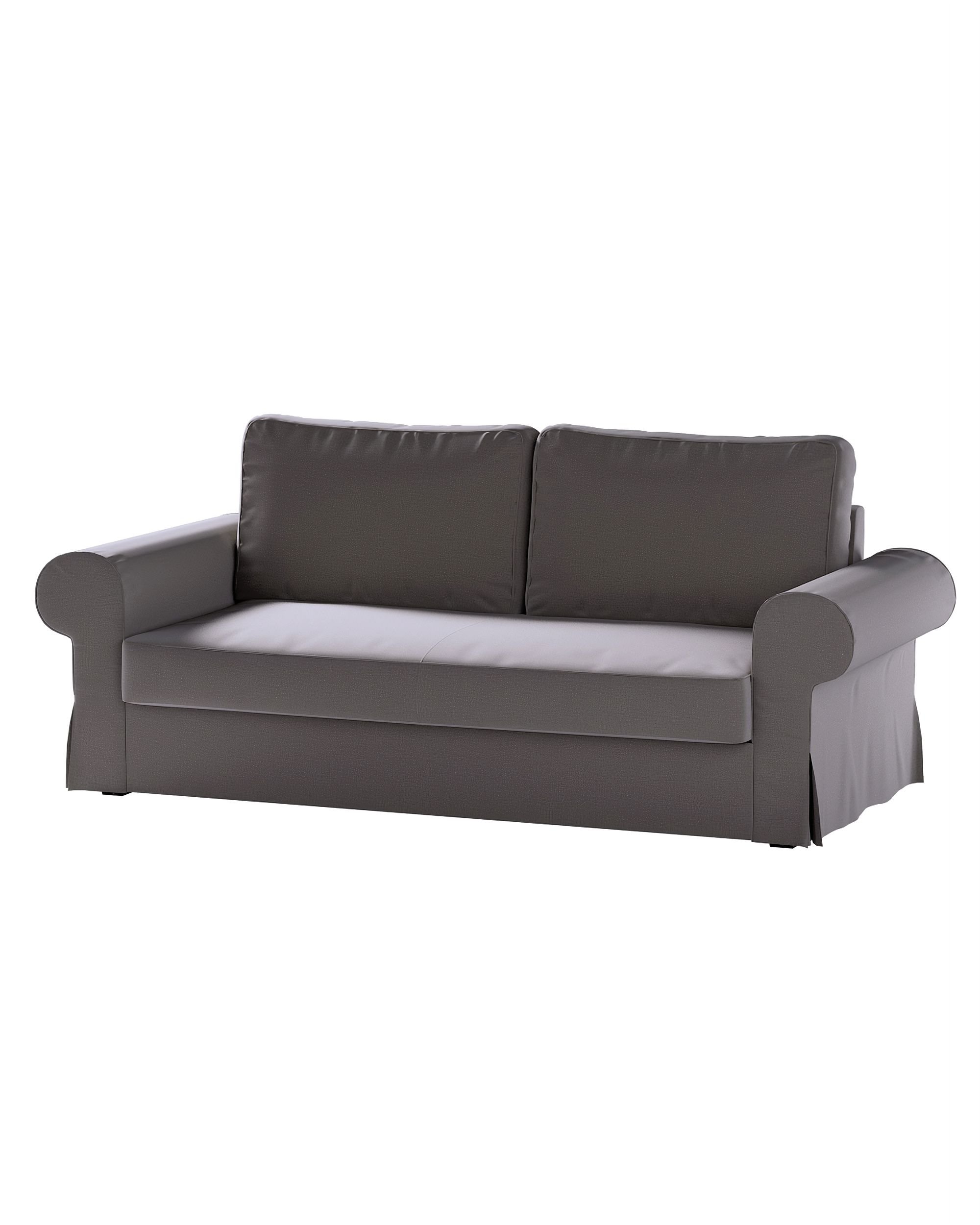 Bezug für Backabro 3-Sitzer Sofa ausklappbar Farbe braun Stoff samt