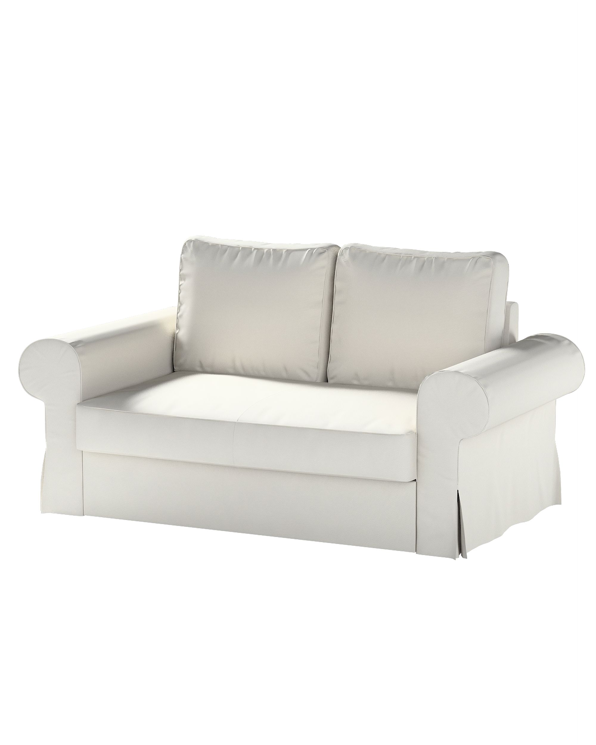 Bezug für Backabro 2-Sitzer Sofa ausklappbar Farbe grau Stoff strukturiert
