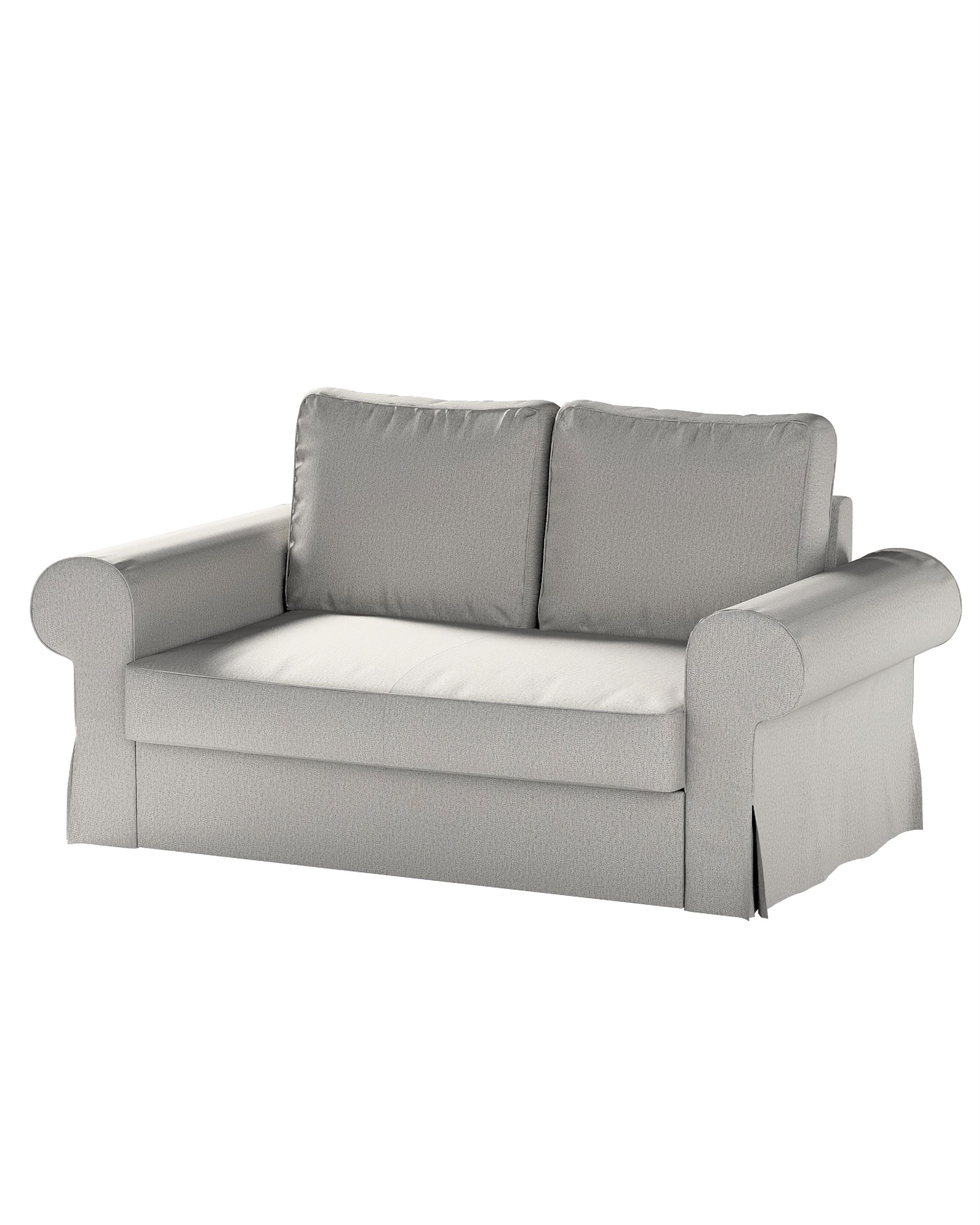 Bezug für Backabro 2-Sitzer Sofa ausklappbar Farbe grau Stoff strukturiert