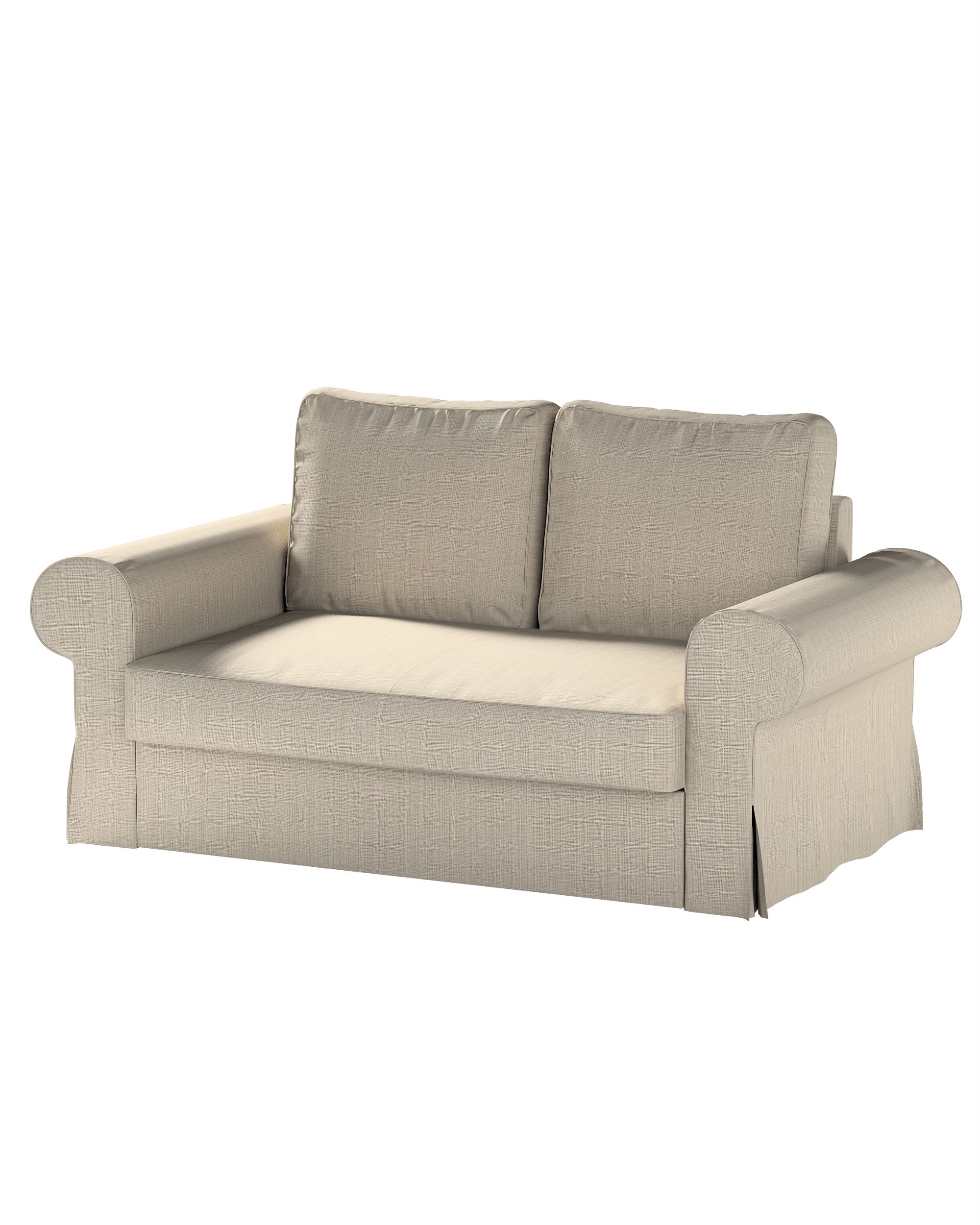 Bezug für Backabro 2-Sitzer Sofa ausklappbar Farbe beige Stoff strukturiert
