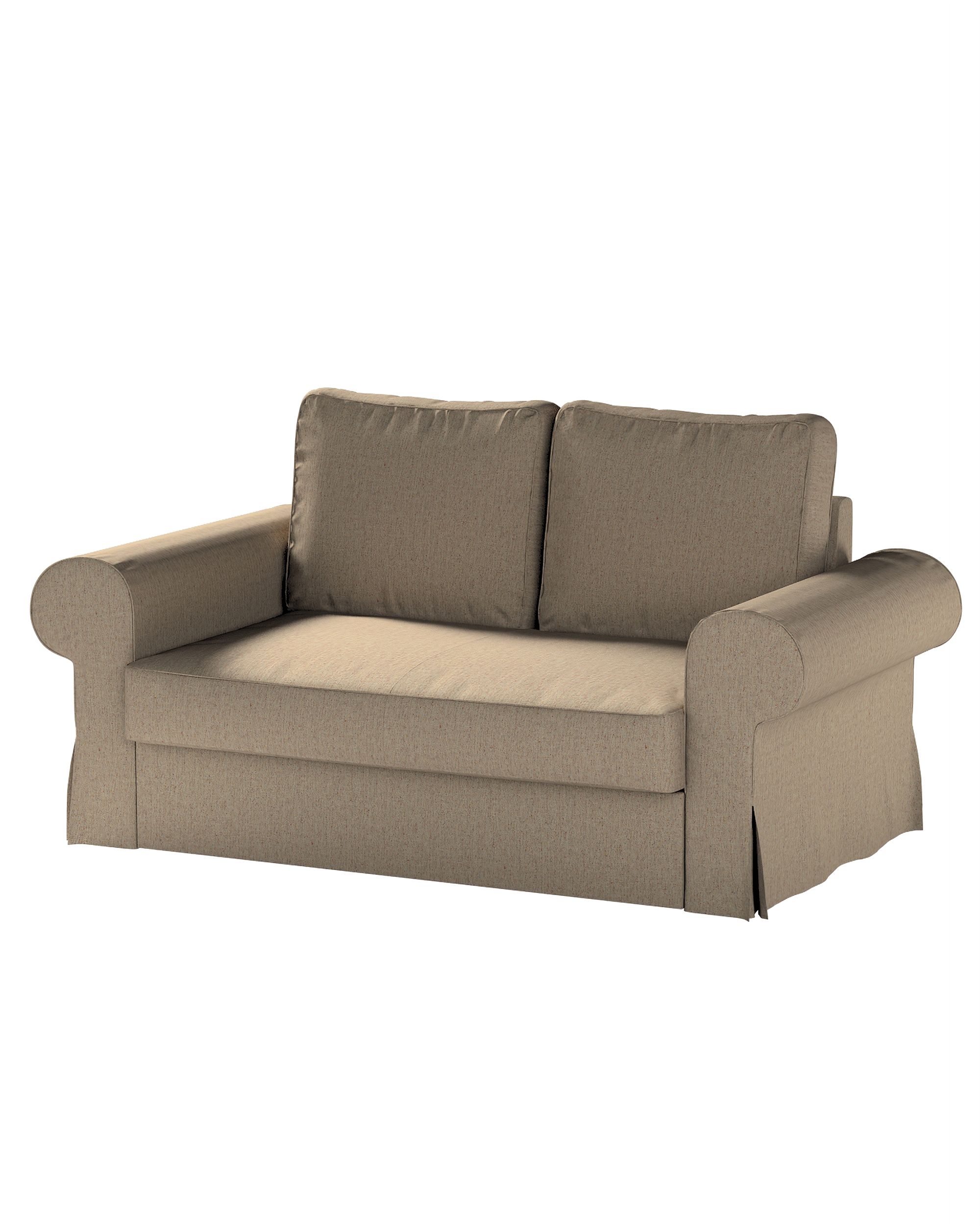 Bezug für Backabro 2-Sitzer Sofa ausklappbar Farbe beige Stoff strukturiert