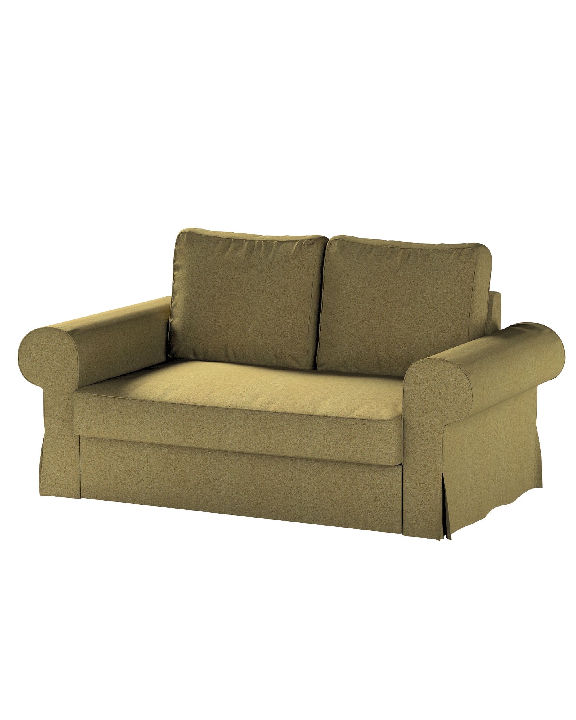 Bezug für Backabro 2-Sitzer Sofa ausklappbar Farbe grün Stoff strukturiert