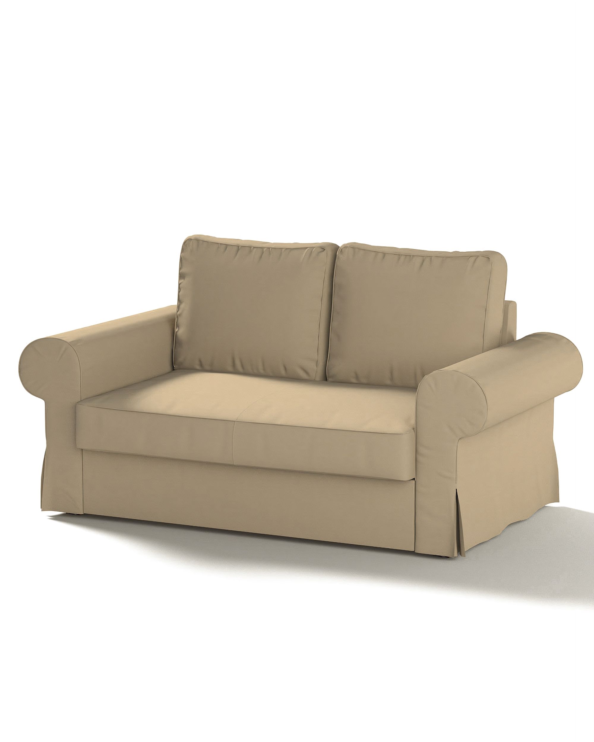 Bezug für Backabro 2-Sitzer Sofa ausklappbar Farbe beige