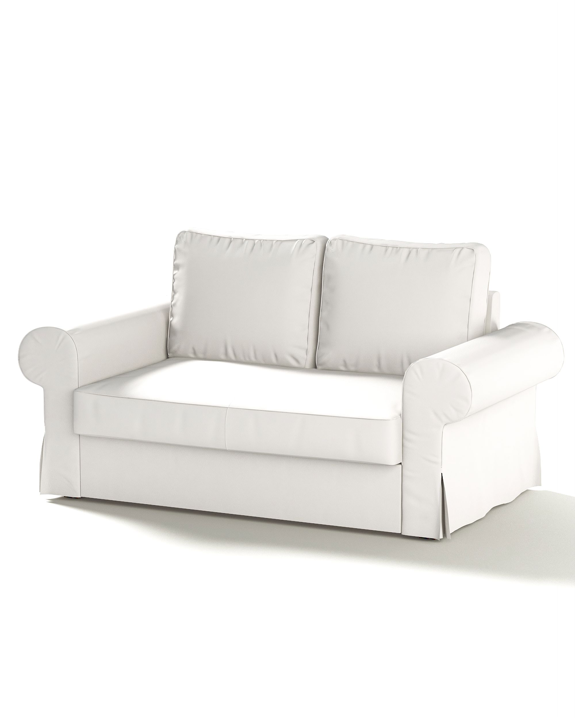 Bezug für Backabro 2-Sitzer Sofa ausklappbar Farbe weiß