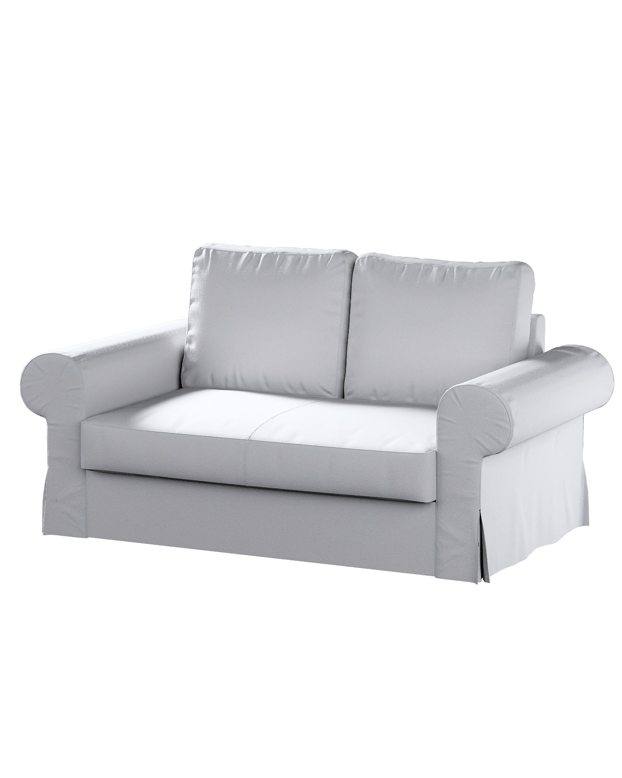 Bezug für Backabro 2-Sitzer Sofa ausklappbar Farbe weiß Stoff strukturiert