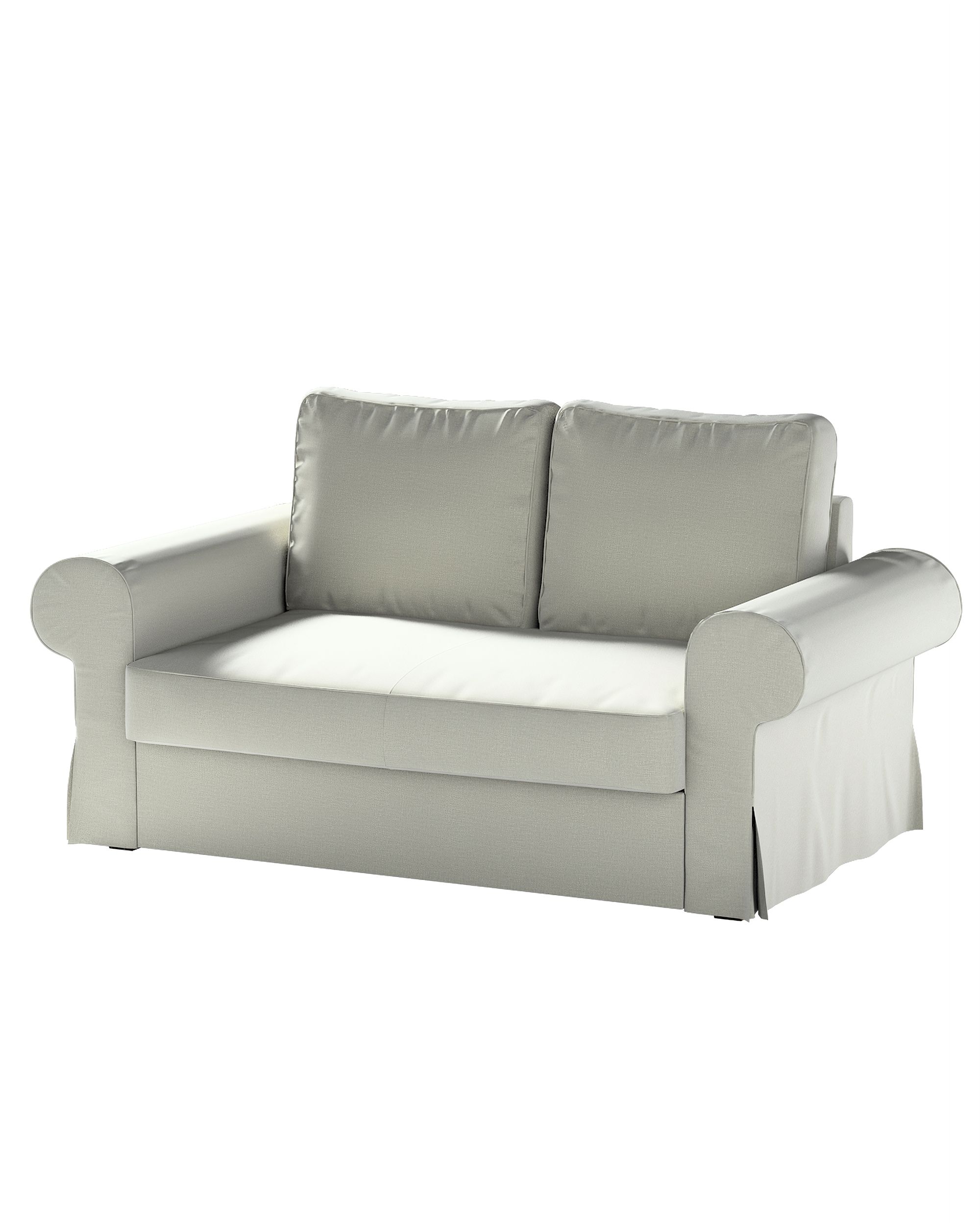 Bezug für Backabro 2-Sitzer Sofa ausklappbar Farbe grün Stoff samt