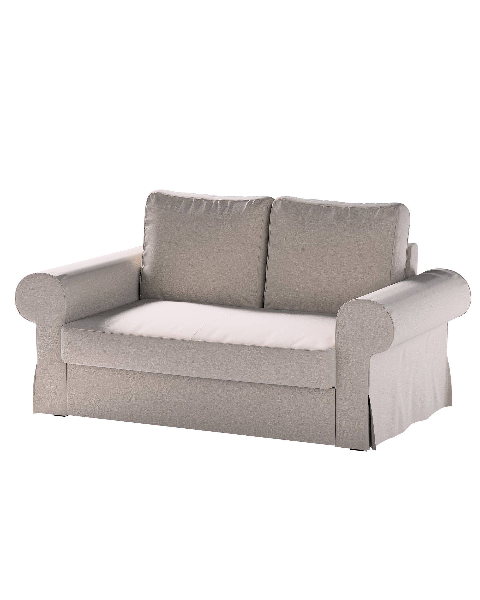 Bezug für Backabro 2-Sitzer Sofa ausklappbar Farbe beige Stoff samt