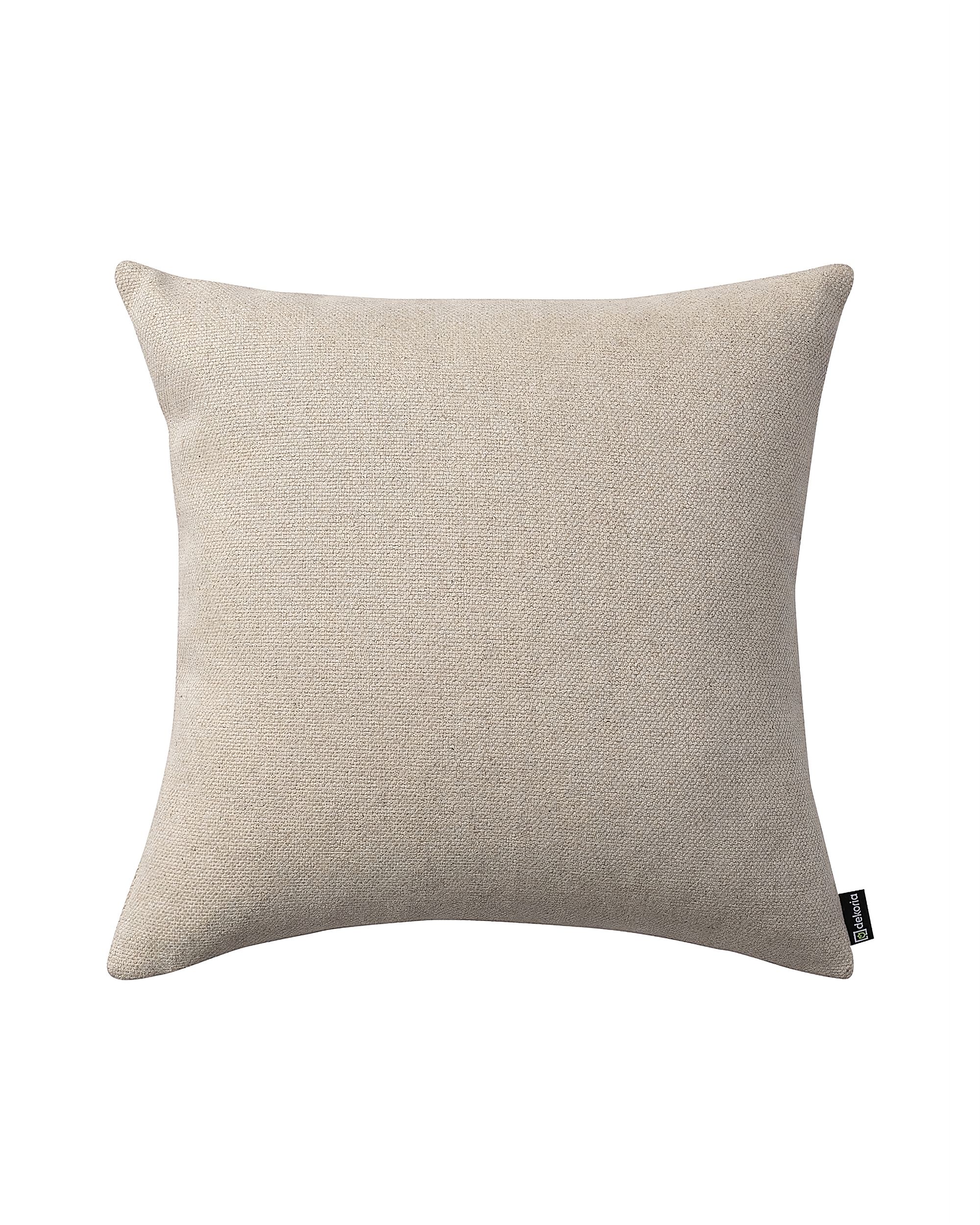 Kissenhülle Mia Farbe beige Stoff strukturiert