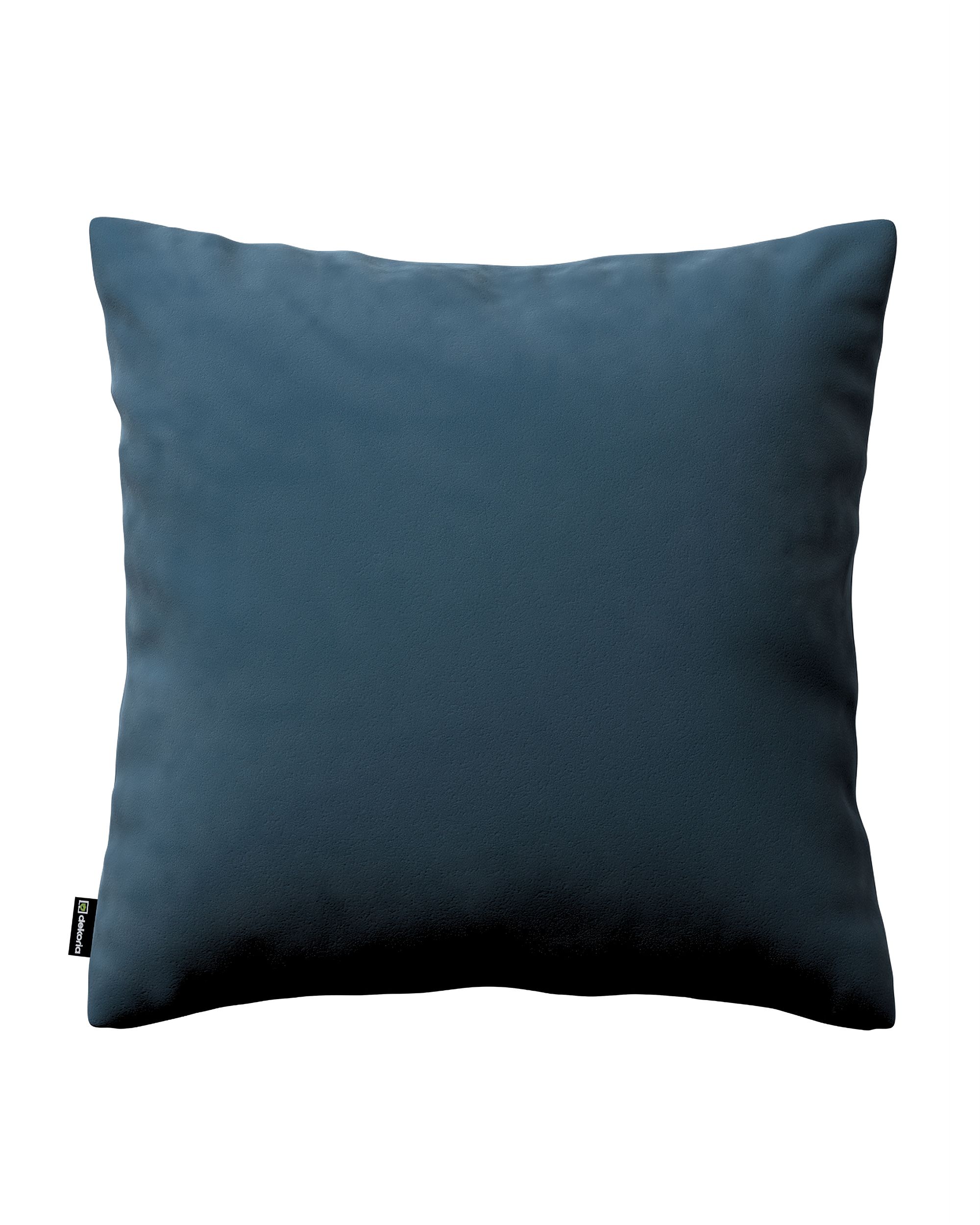Kissenhülle Mia Farbe blau Stoff glänzend, samt