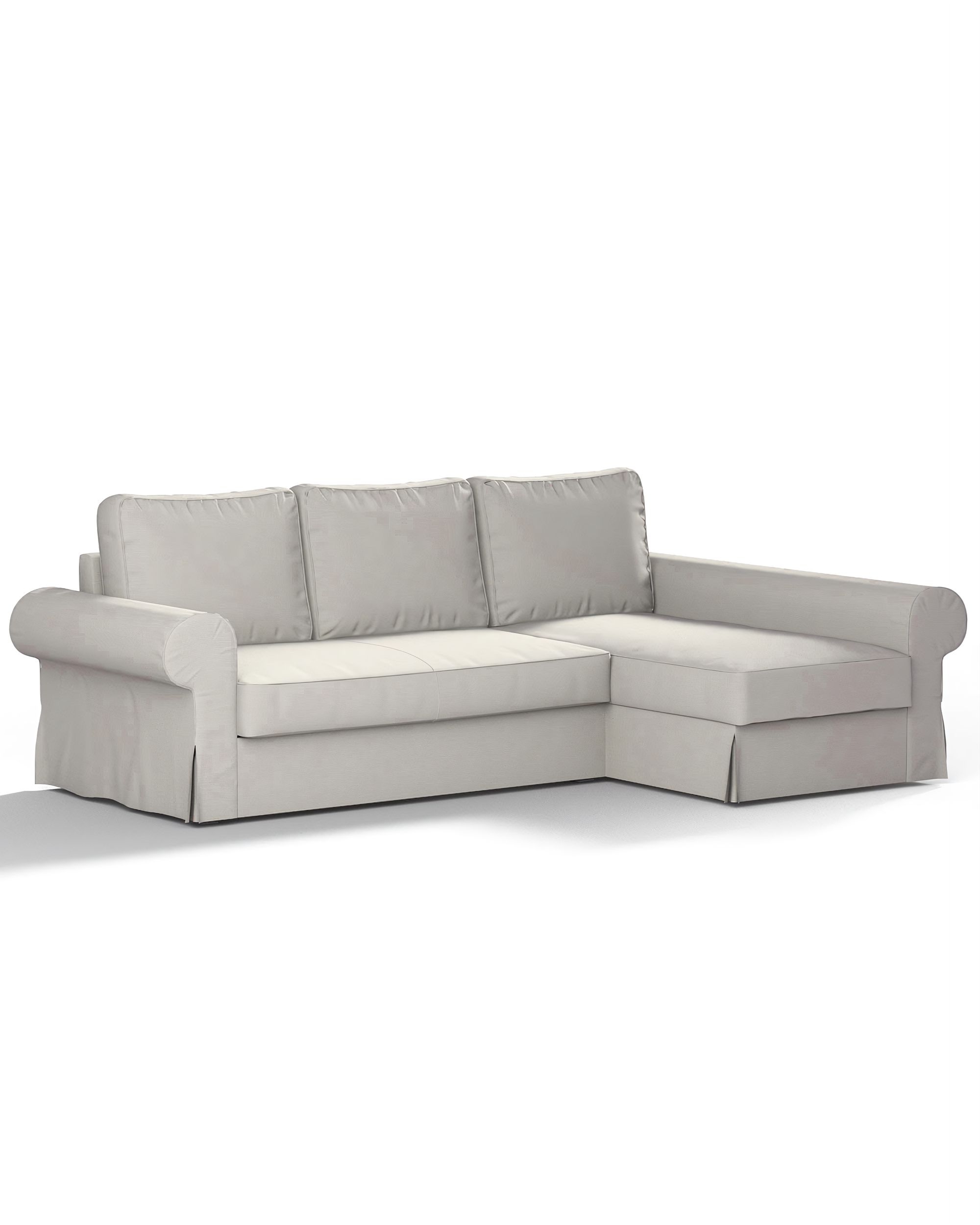 Bezug für Backabro Bettsofa / Recamiere Farbe grau