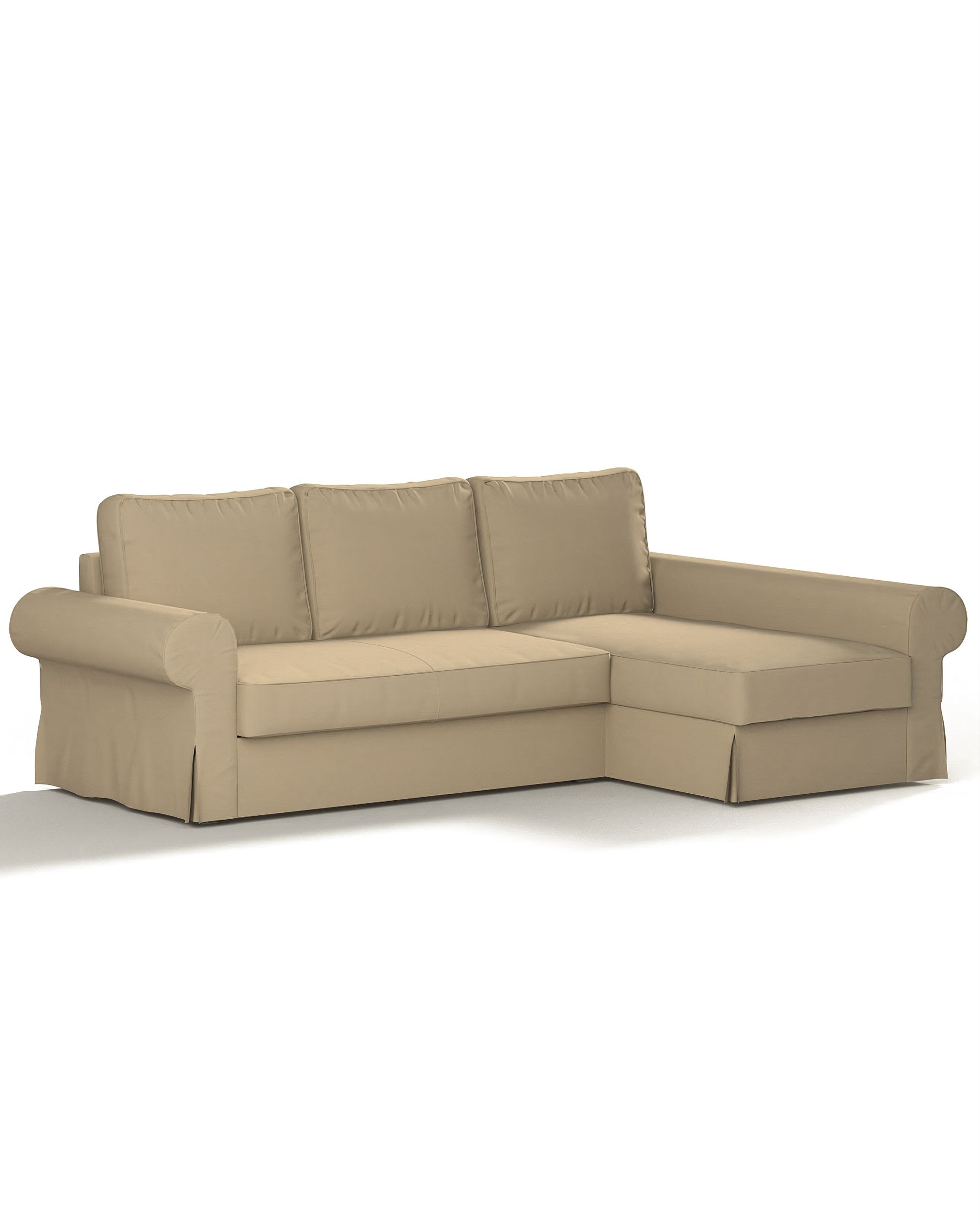 Bezug für Backabro Bettsofa / Recamiere Farbe beige
