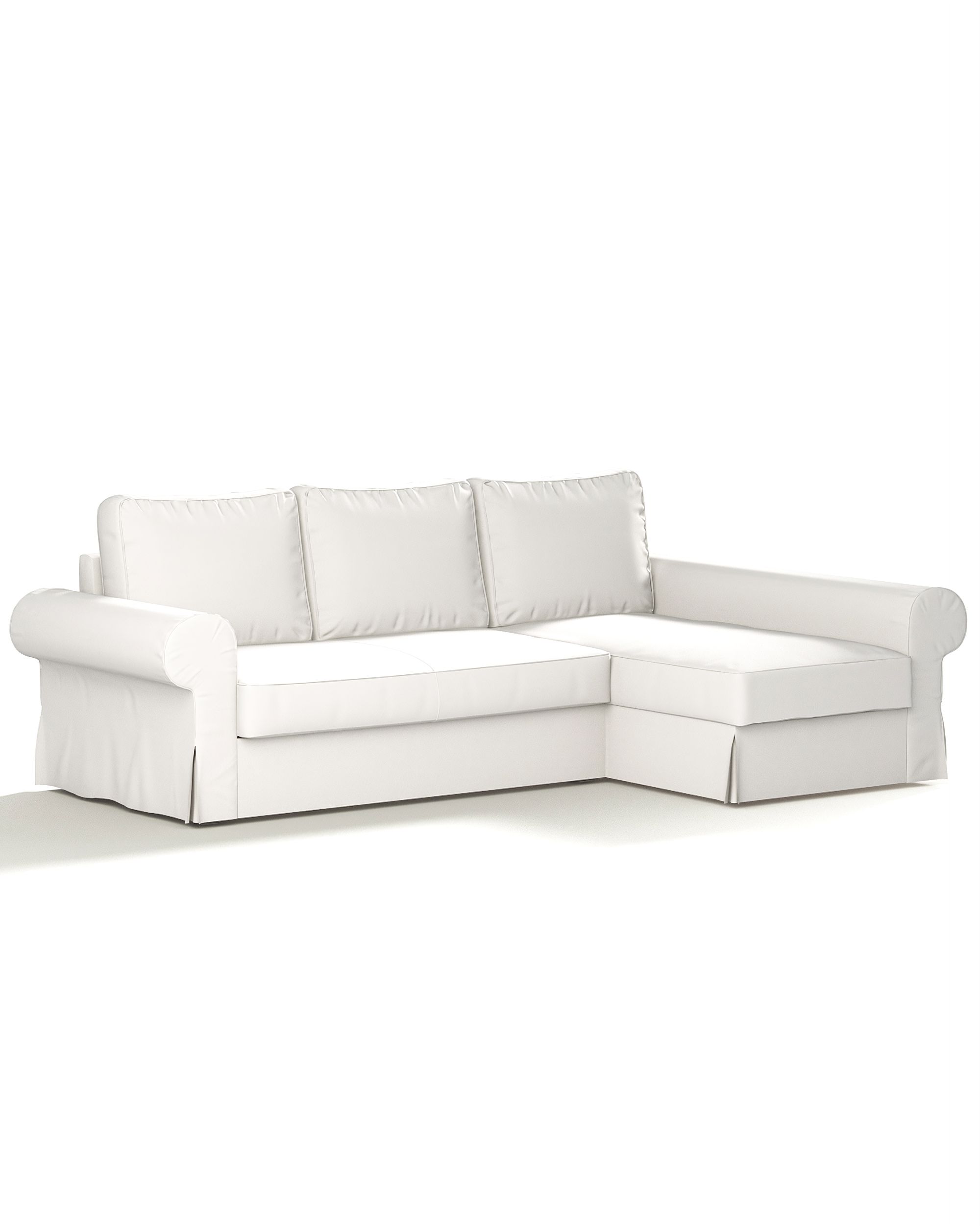 Bezug für Backabro Bettsofa / Recamiere Farbe weiß