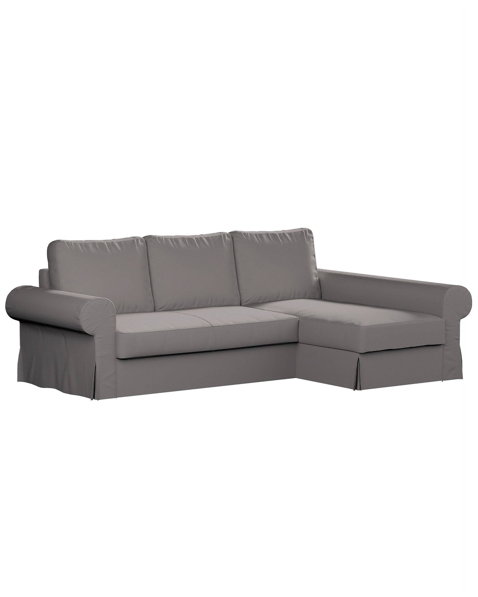 Bezug für Backabro Bettsofa / Recamiere Farbe beige Stoff strukturiert