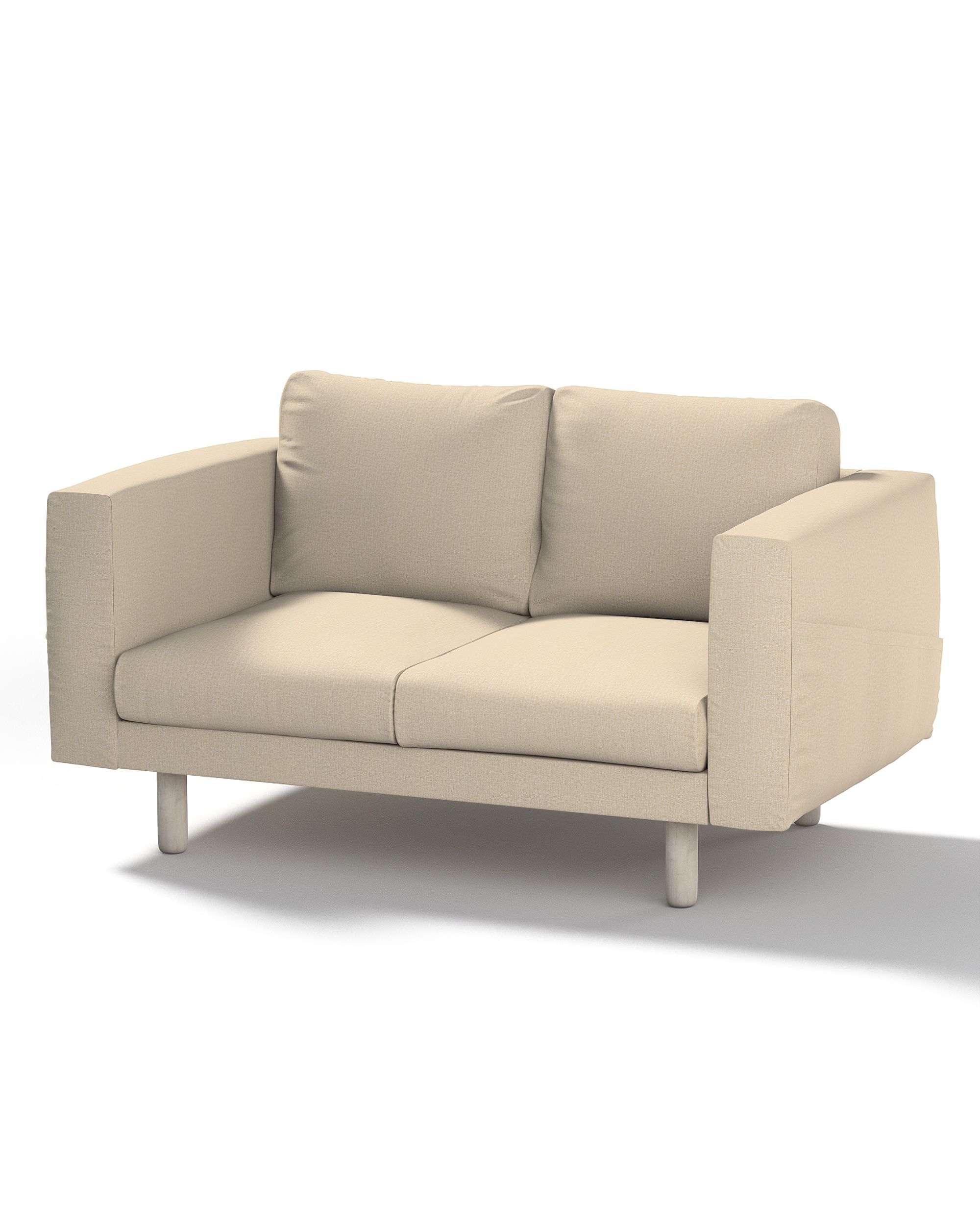 Bezug für Norsborg 2-Sitzer Sofa Farbe beige Stoff strukturiert