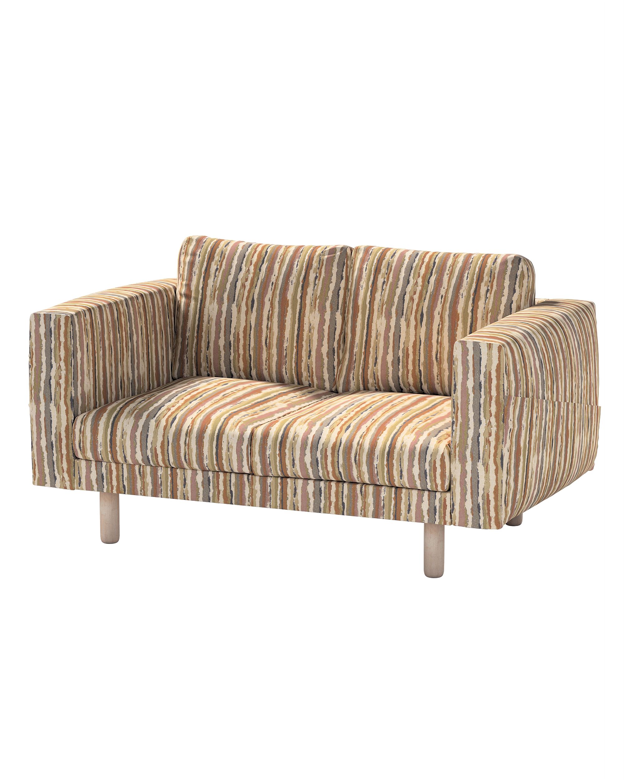 Bezug für Norsborg 2-Sitzer Sofa Farbe beige Stoff strukturiert, gemustert