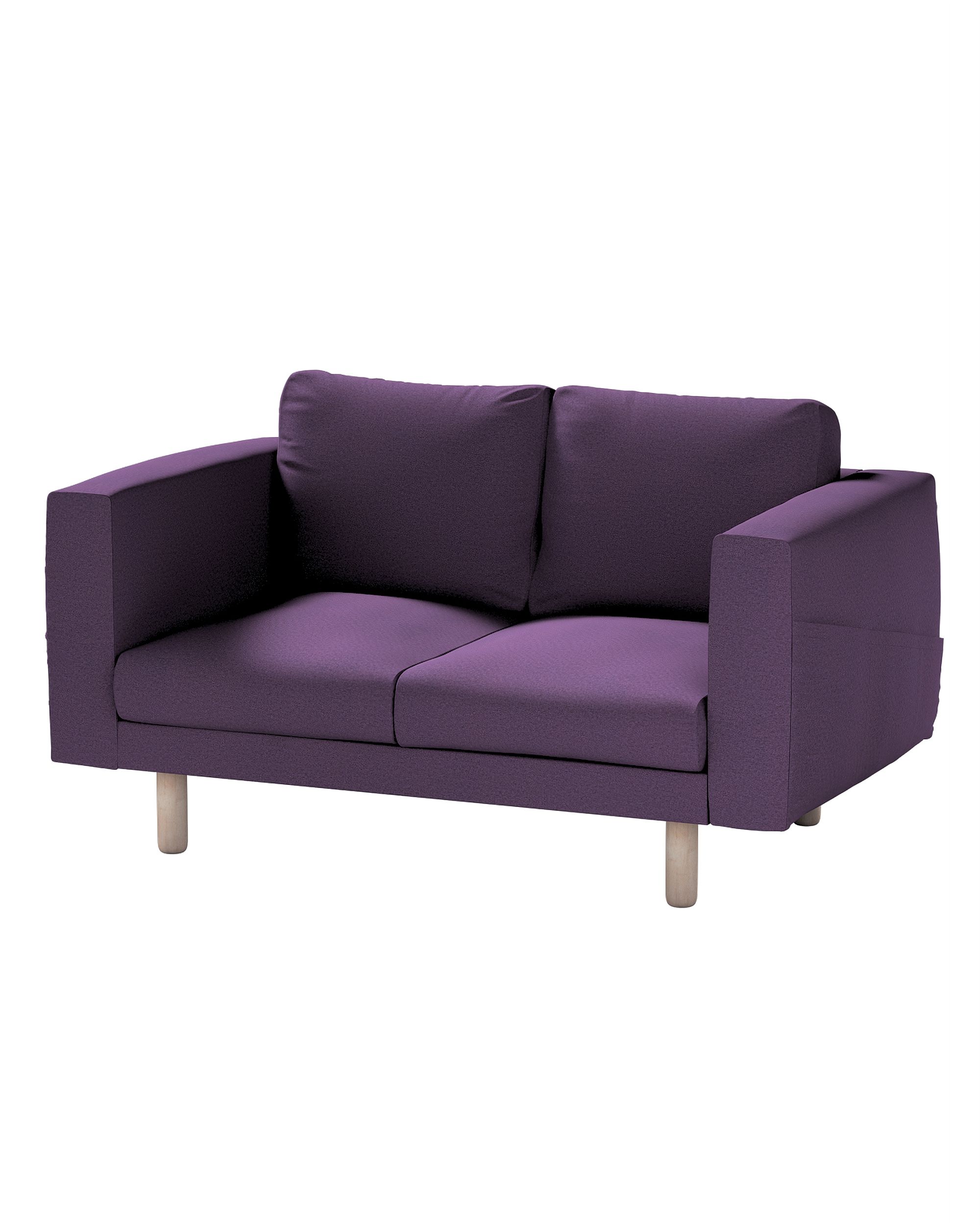 Bezug für Norsborg 2-Sitzer Sofa Farbe violett Stoff strukturiert
