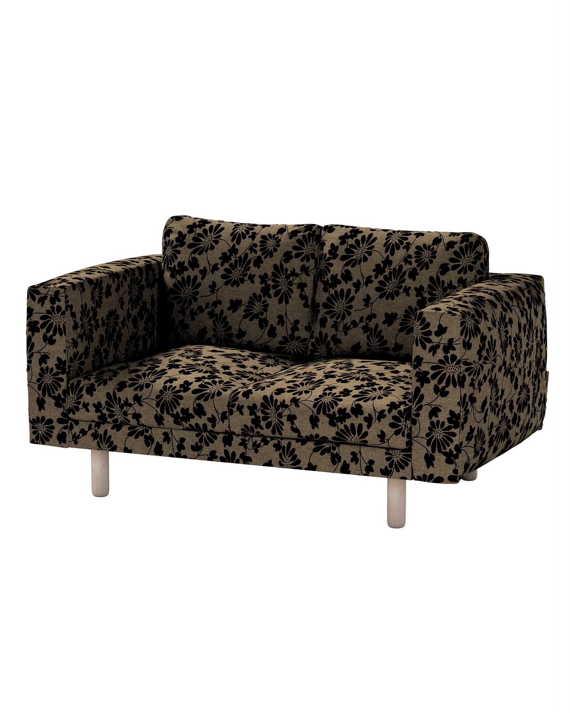 Bezug für Norsborg 2-Sitzer Sofa Farbe beige Stoff strukturiert, gemustert