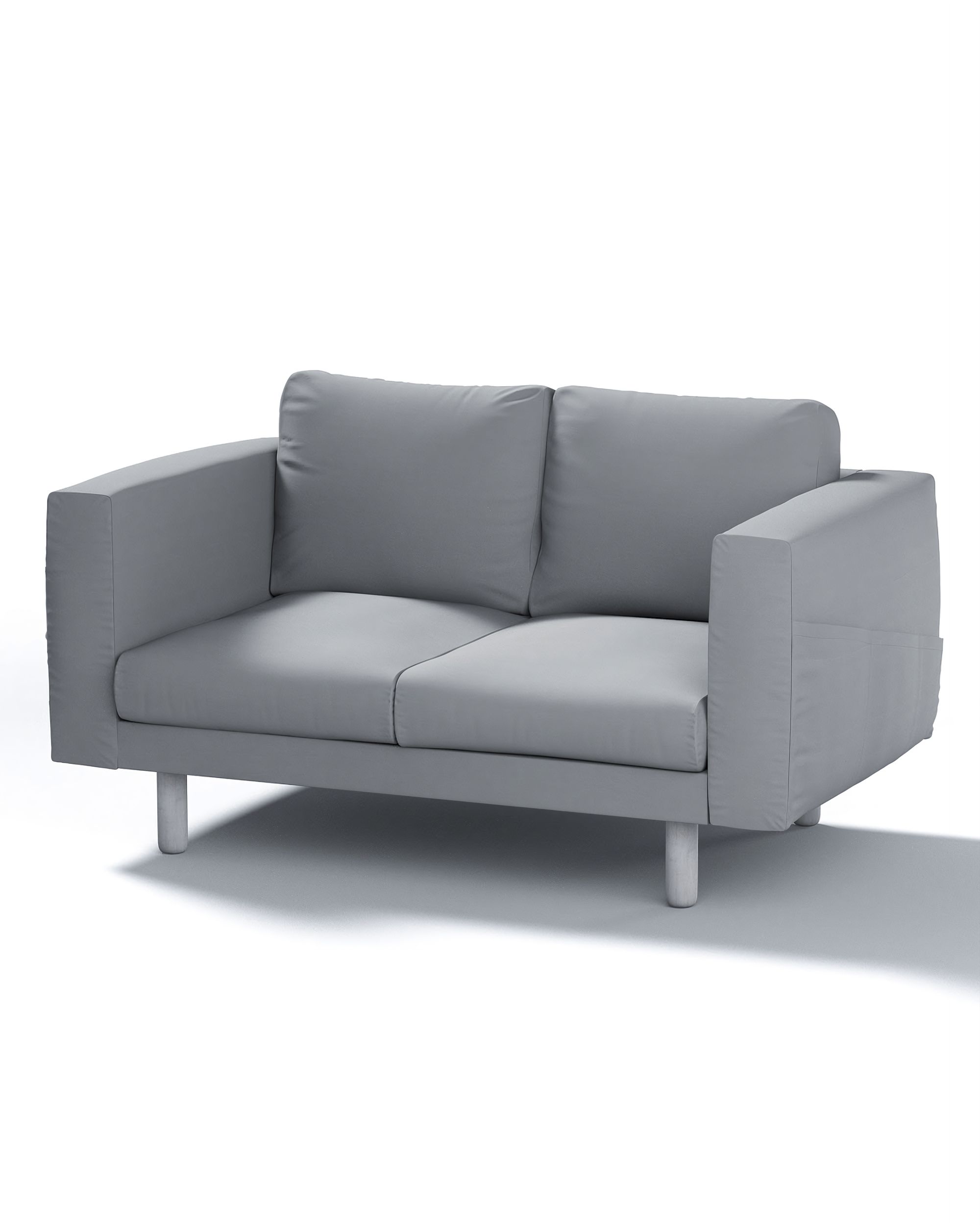 Bezug für Norsborg 2-Sitzer Sofa Farbe grau