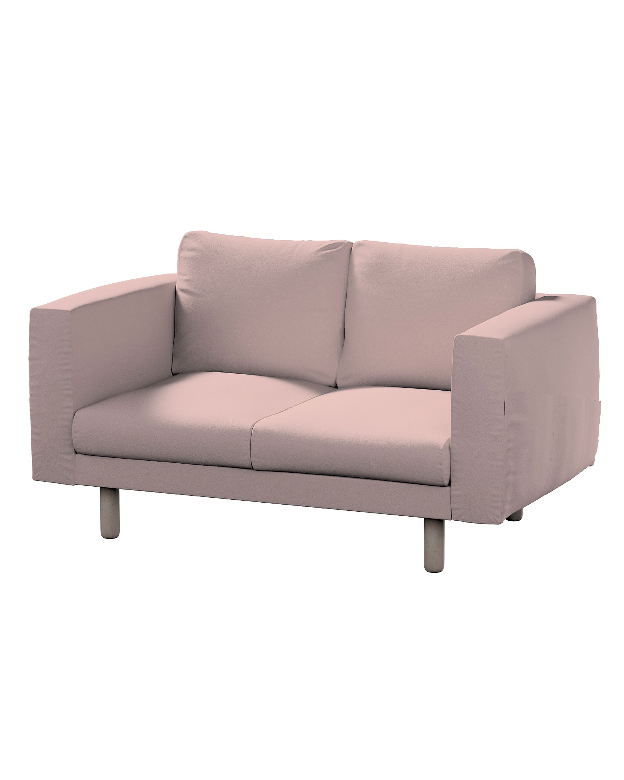 Bezug für Norsborg 2-Sitzer Sofa Farbe rosa Stoff strukturiert